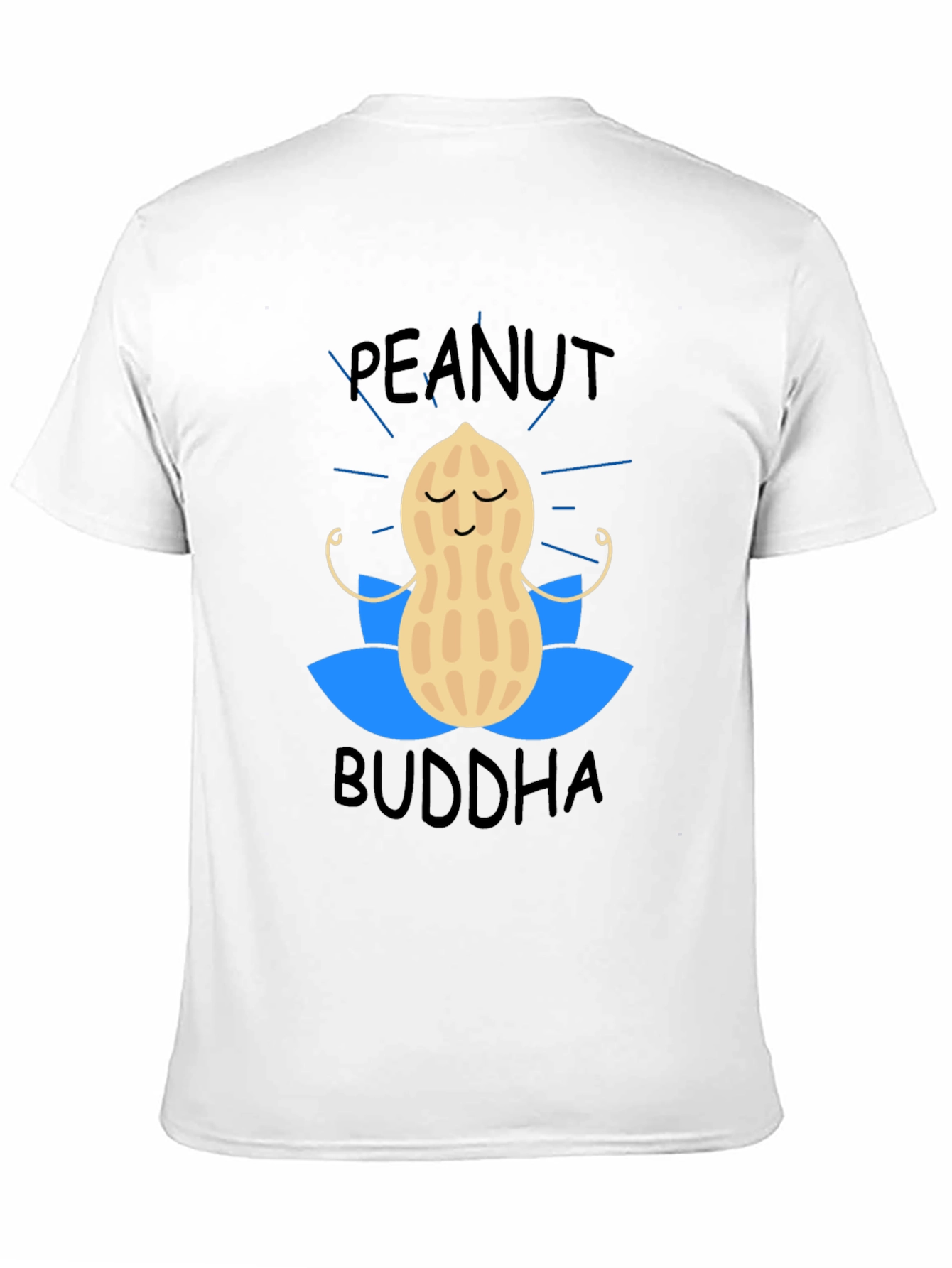 Peanut Buddha T-Shirt - Meditating Nut Tee