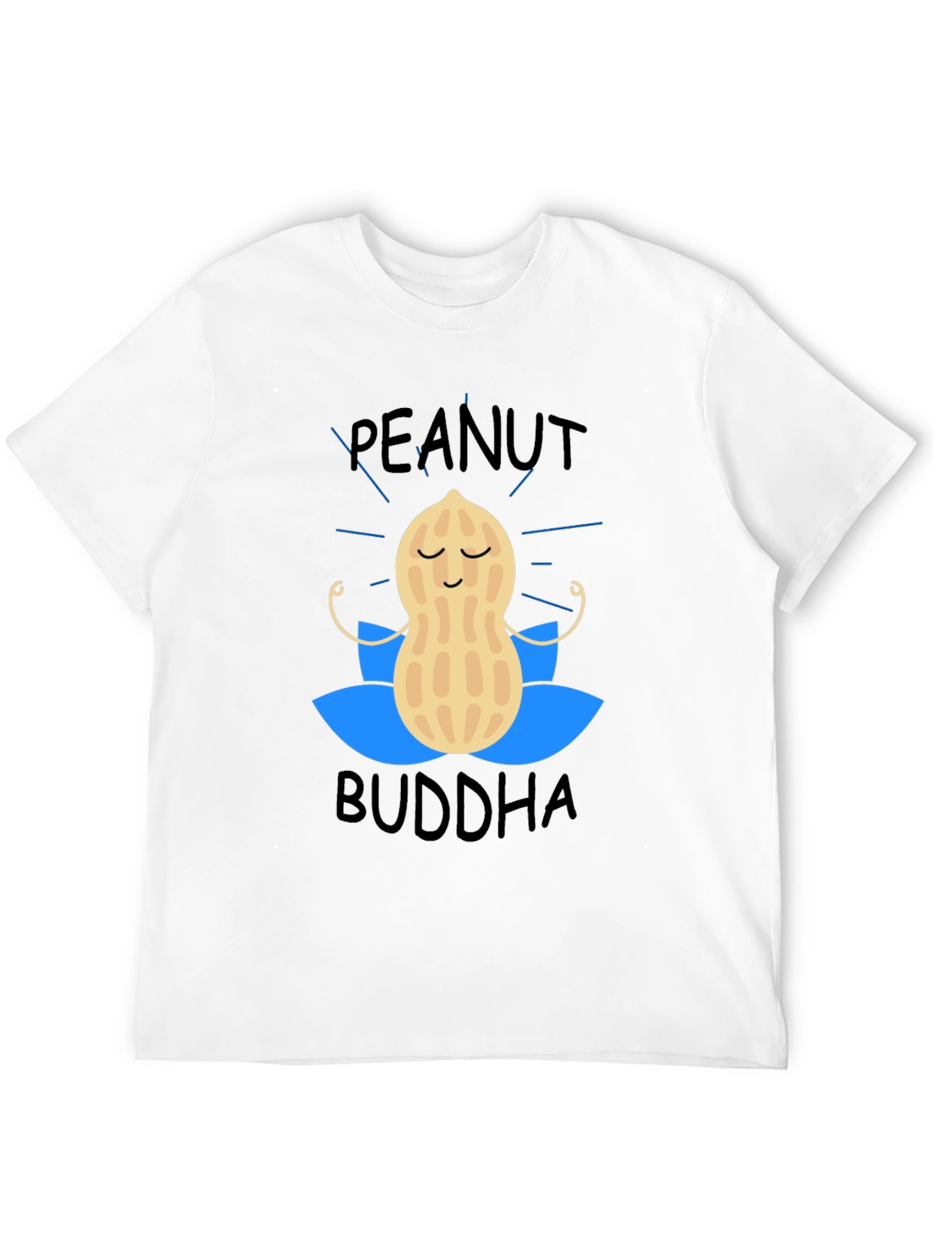 Peanut Buddha T-Shirt - Meditating Nut Tee