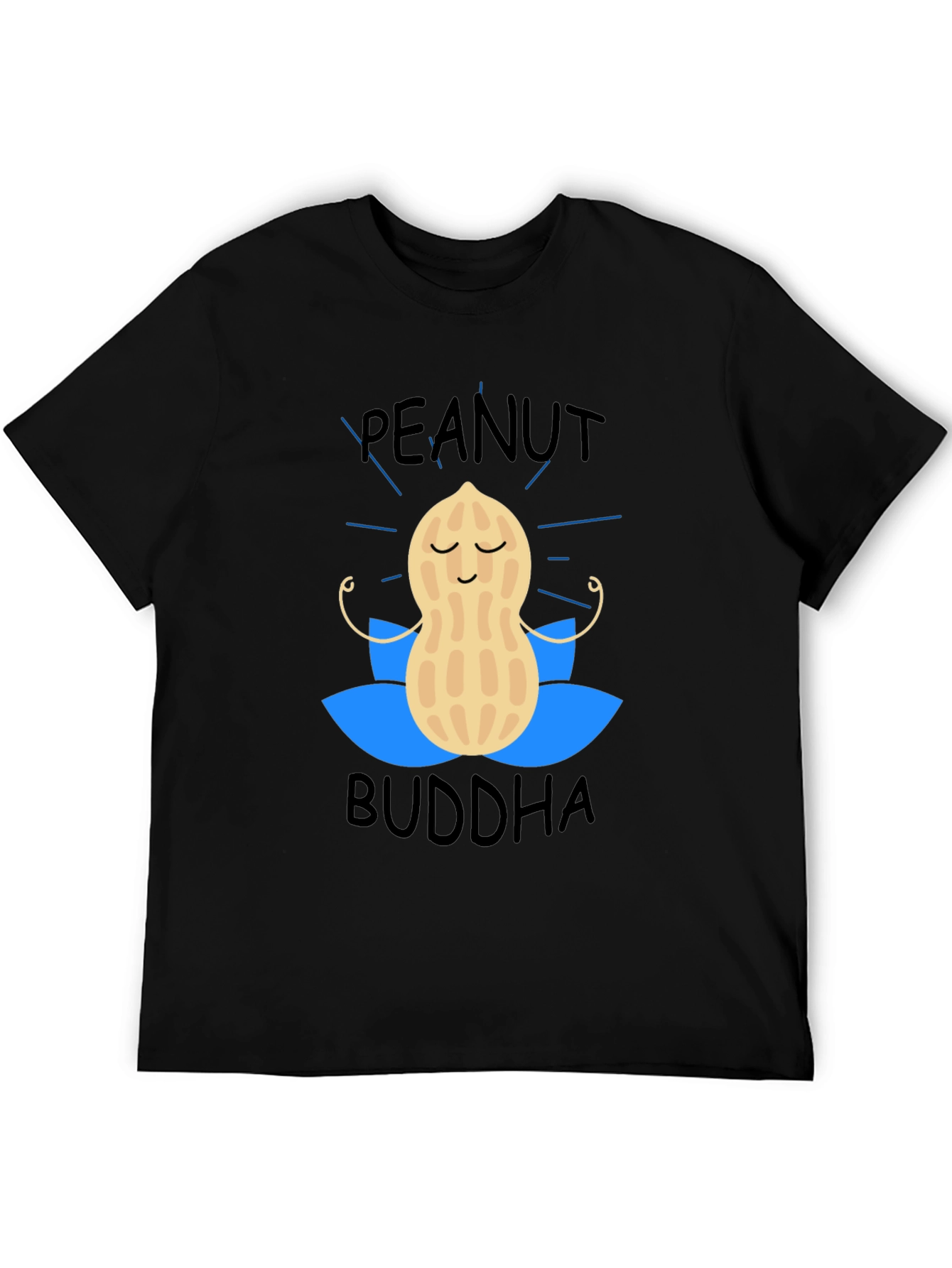 Peanut Buddha T-Shirt - Meditating Nut Tee
