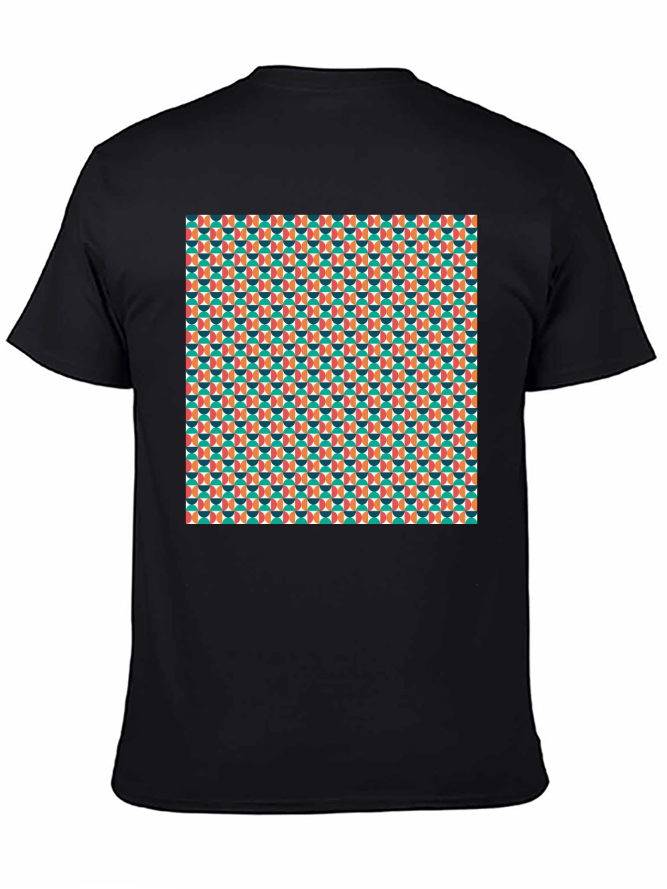 Retro Geometric Pattern T-Shirt