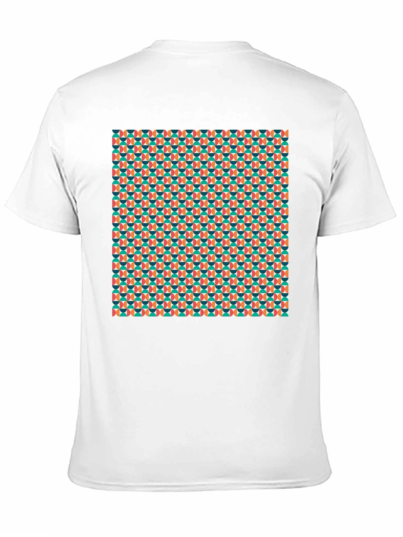 Retro Geometric Pattern T-Shirt