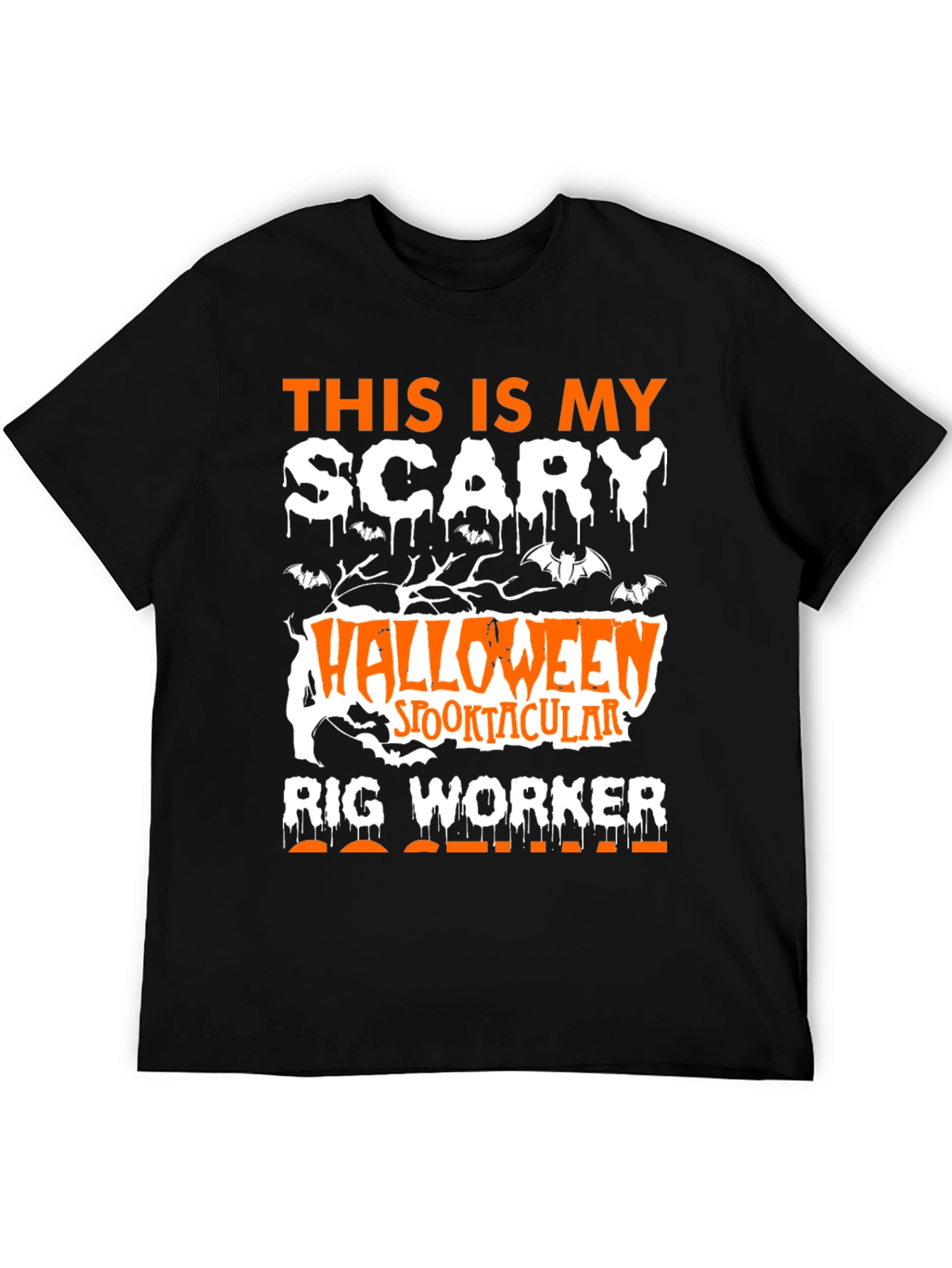 Scary Halloween Rig Worker T-Shirt