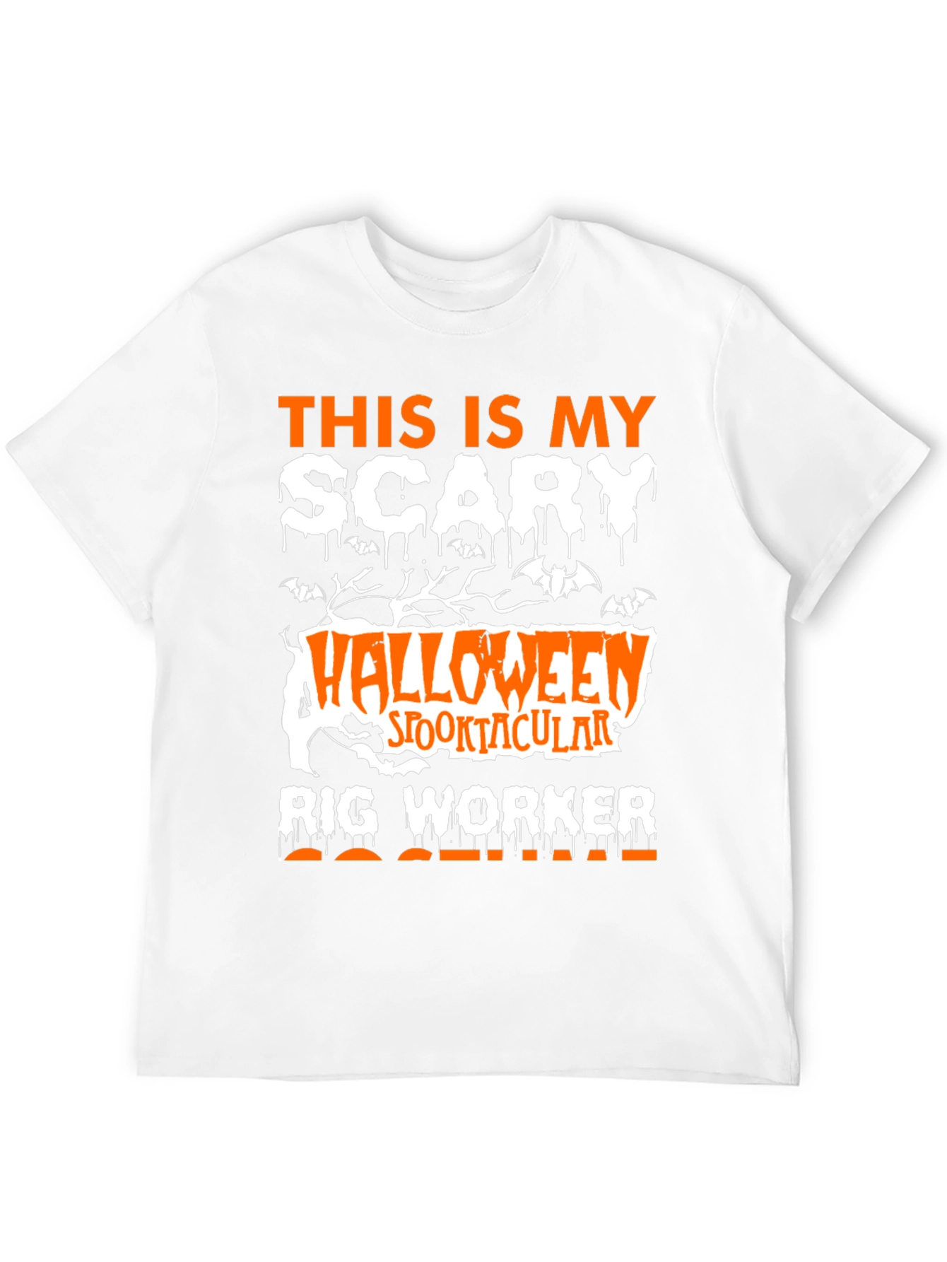 Scary Halloween Rig Worker T-Shirt