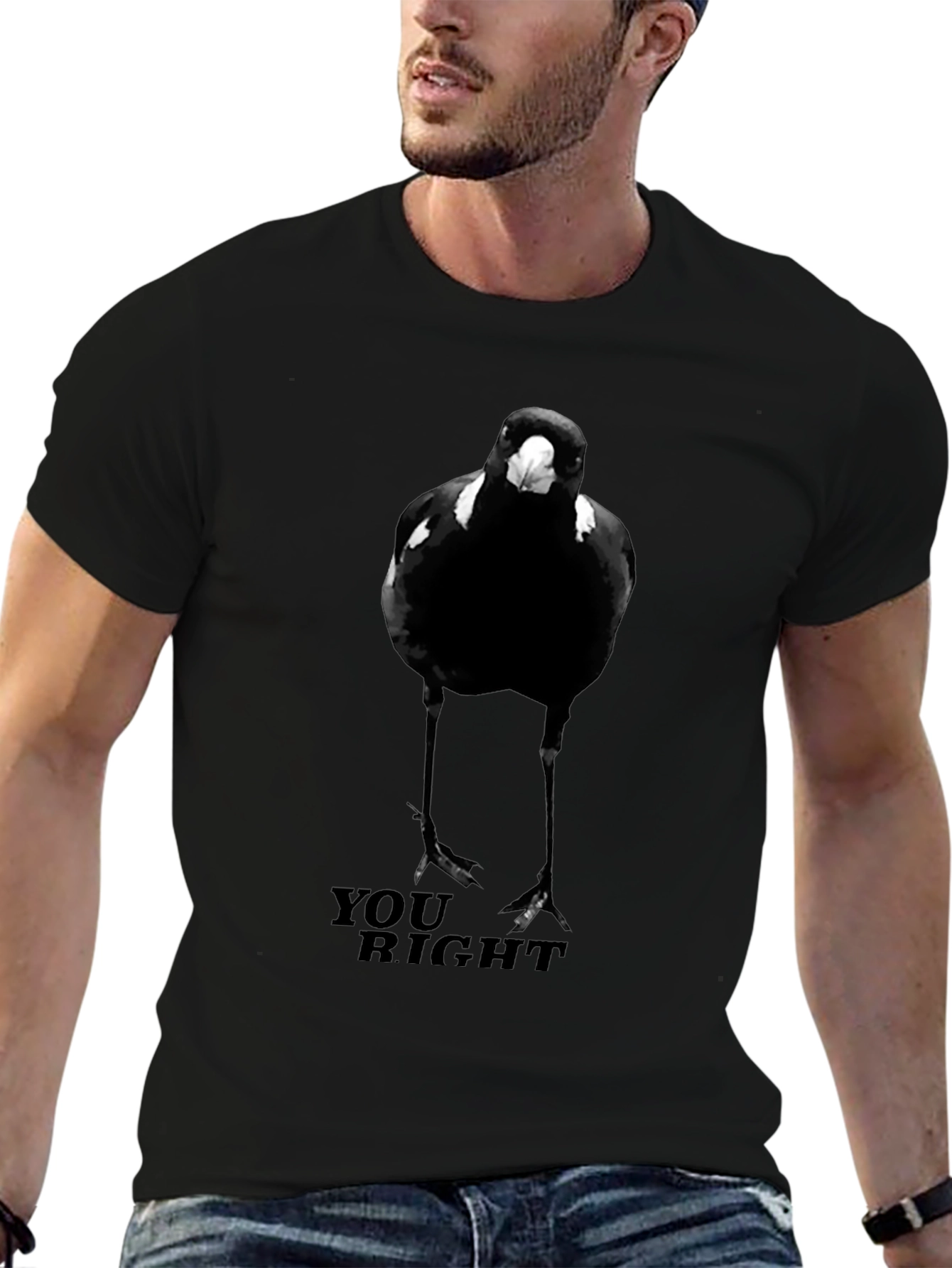 You Right Magpie Graphic T-Shirt