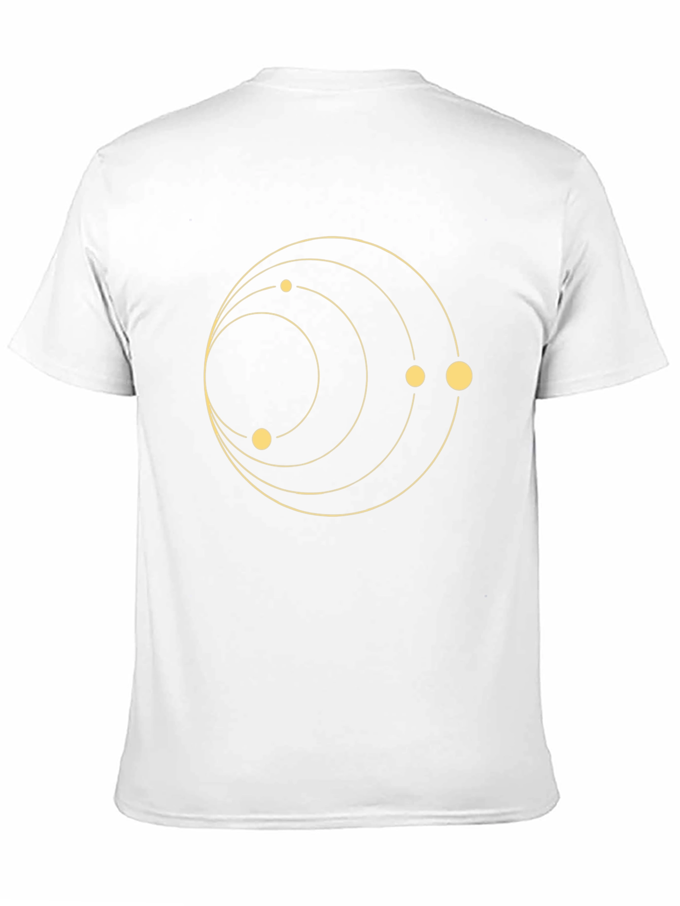 Cosmic Orbit Graphic Tee - Black Crew Neck