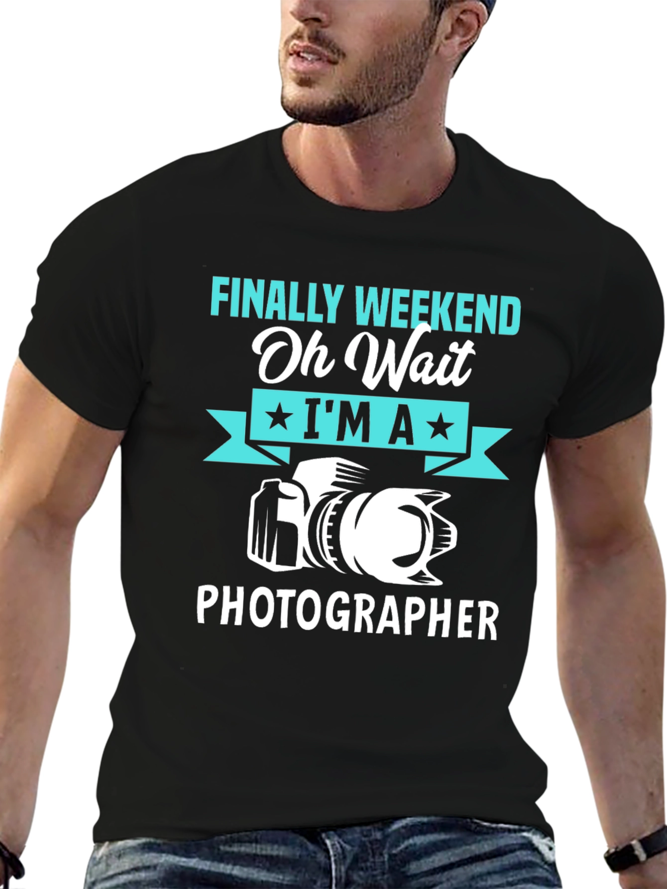 Funny Photographer T-Shirt - Finally Weekend