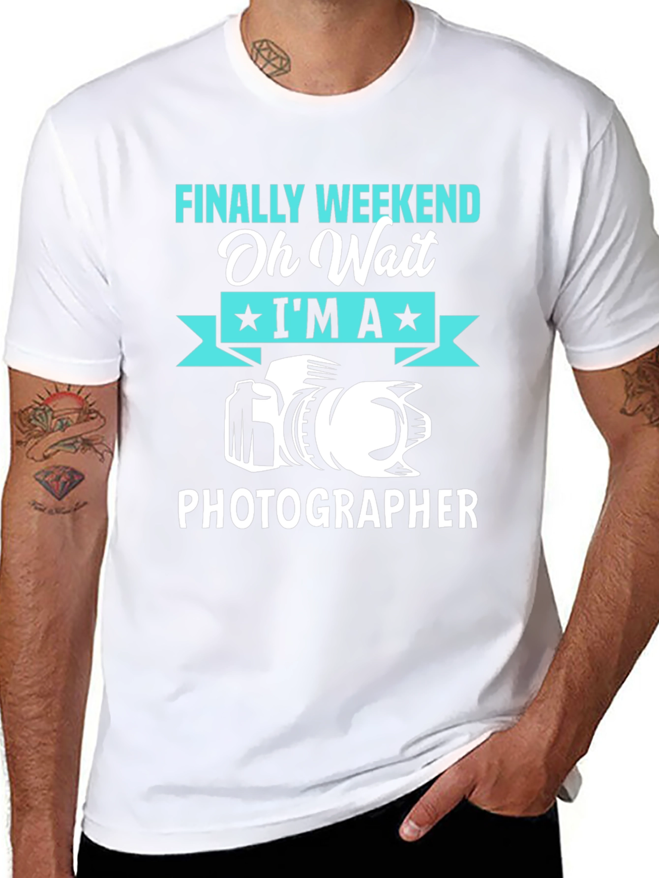 Funny Photographer T-Shirt - Finally Weekend