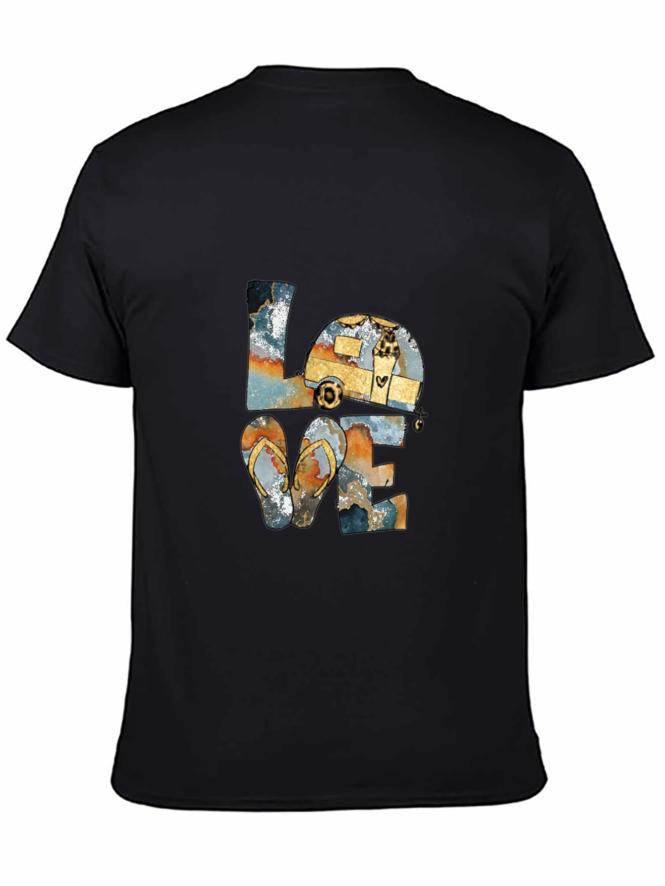 Love Camping Flip Flops T-Shirt