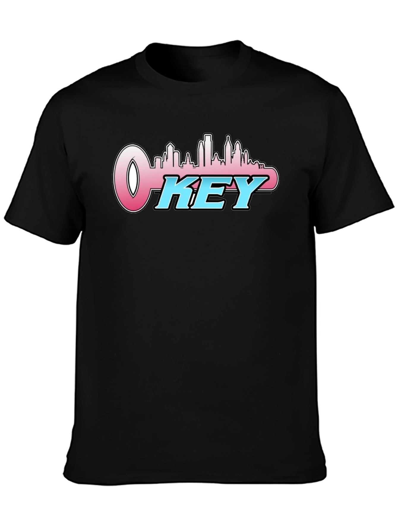 OKey City Skyline T-Shirt - Black