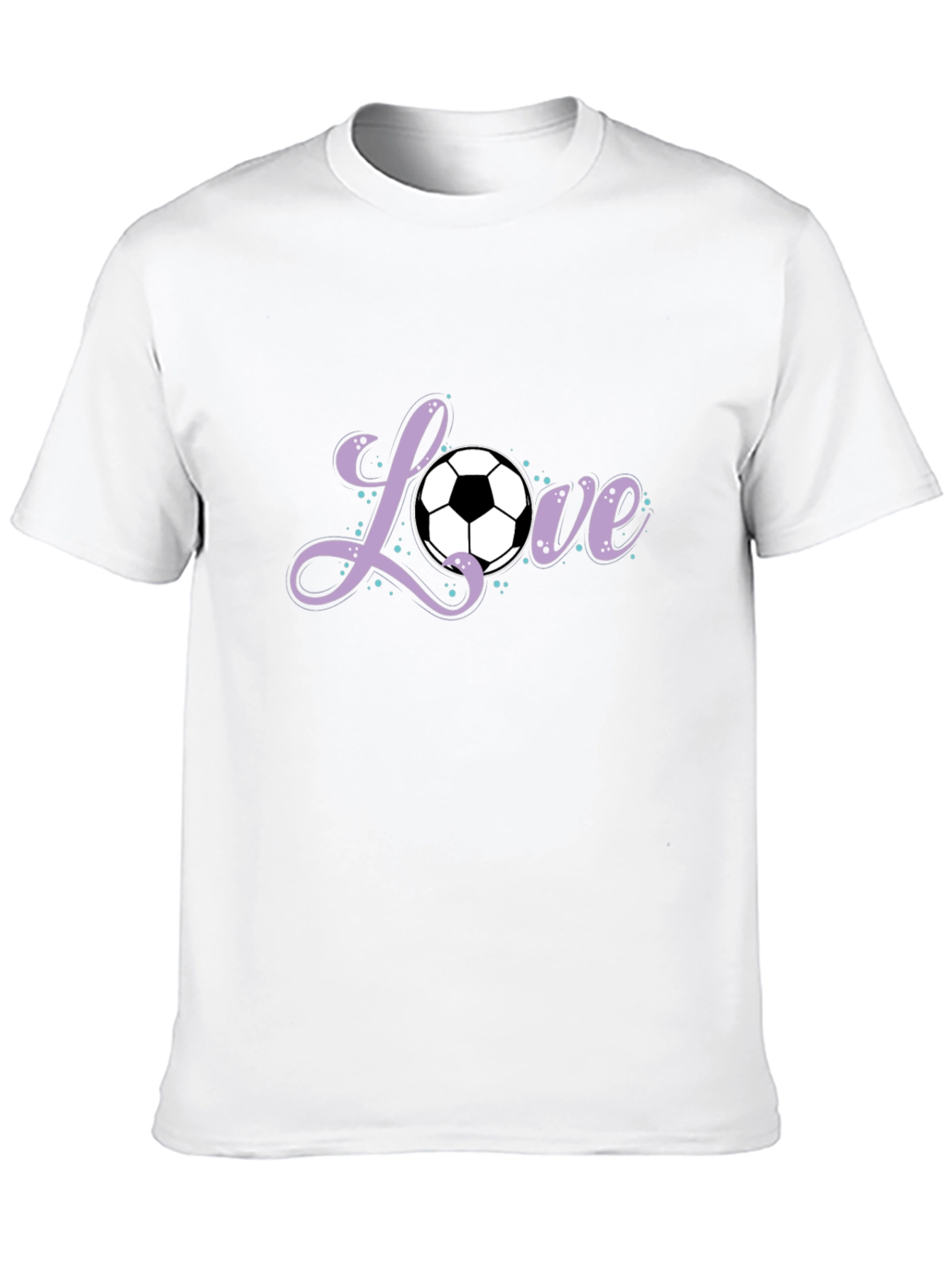 Love Soccer T-Shirt - Black Graphic Tee