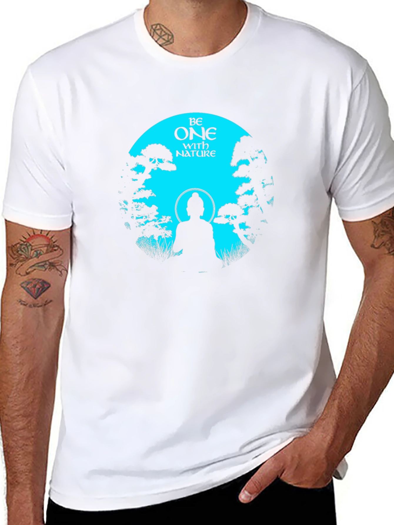 Be One With Nature Graphic T-Shirt