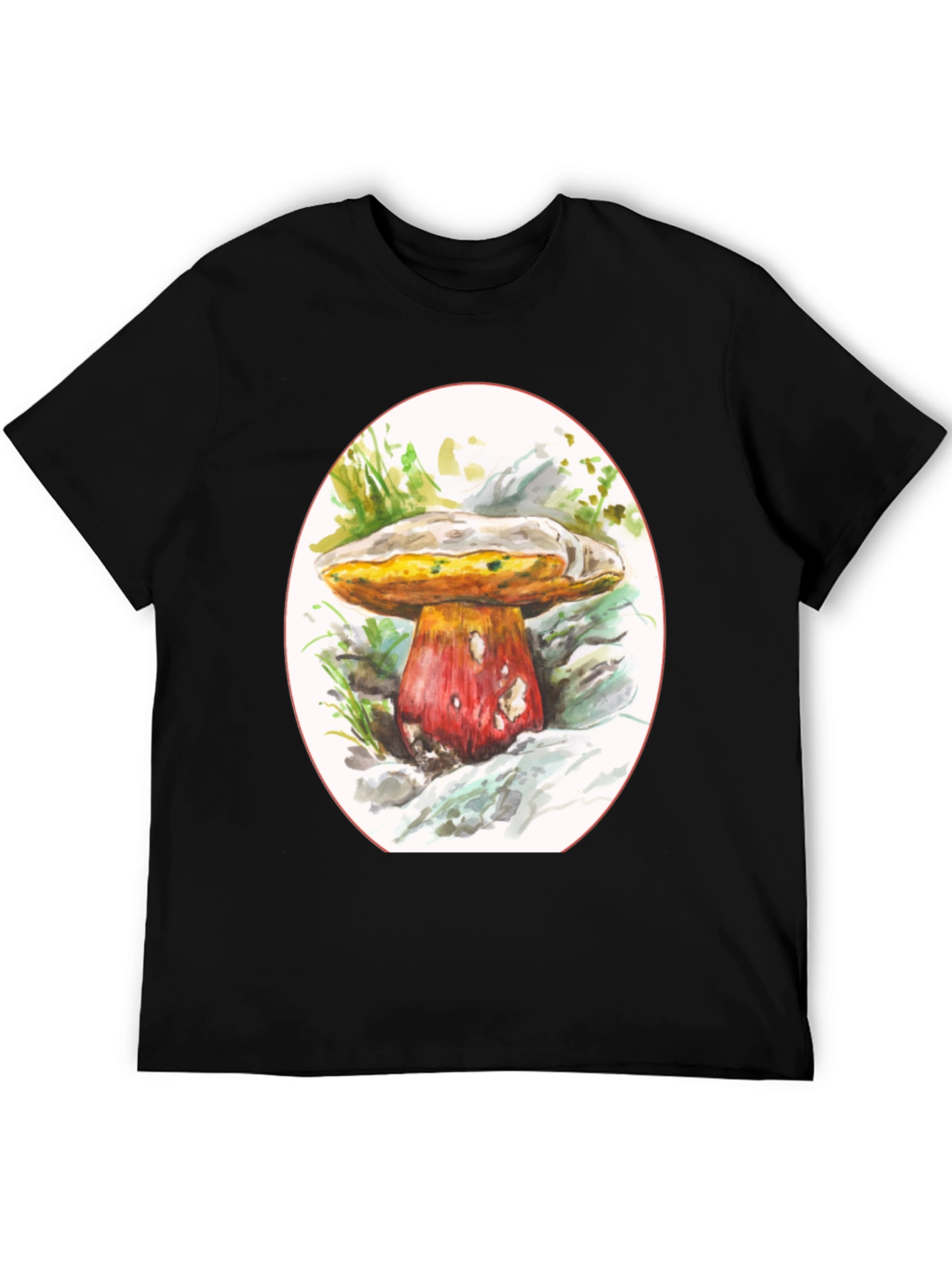 Mushroom Graphic Tee - Unique Nature Design