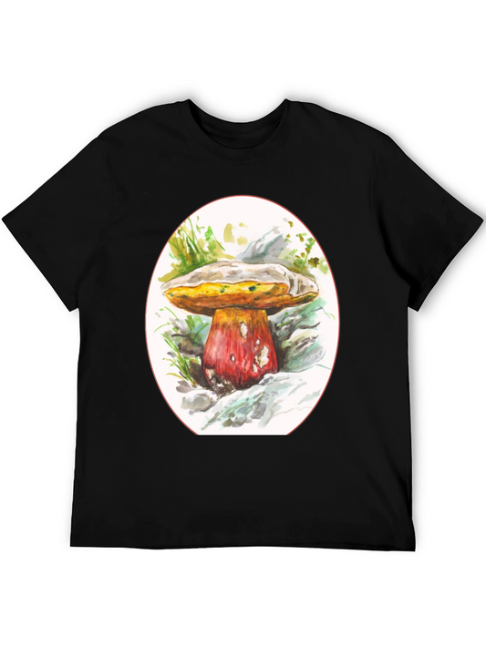 Mushroom Graphic Tee - Unique Nature Design