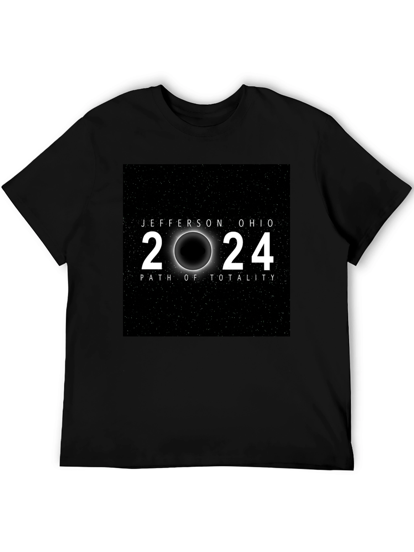 Jefferson Ohio 2024 Total Solar Eclipse T-Shirt