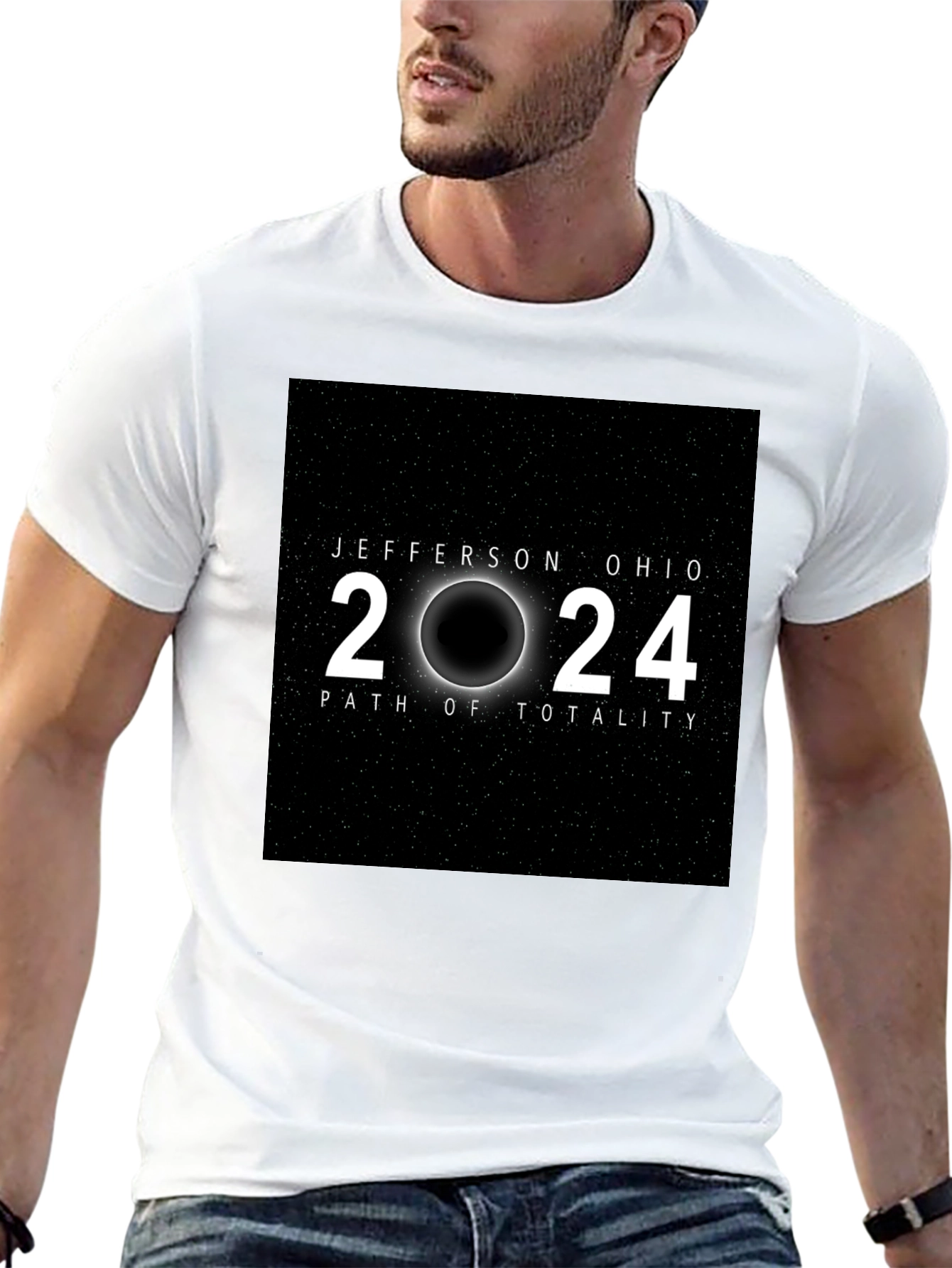 Jefferson Ohio 2024 Total Solar Eclipse T-Shirt