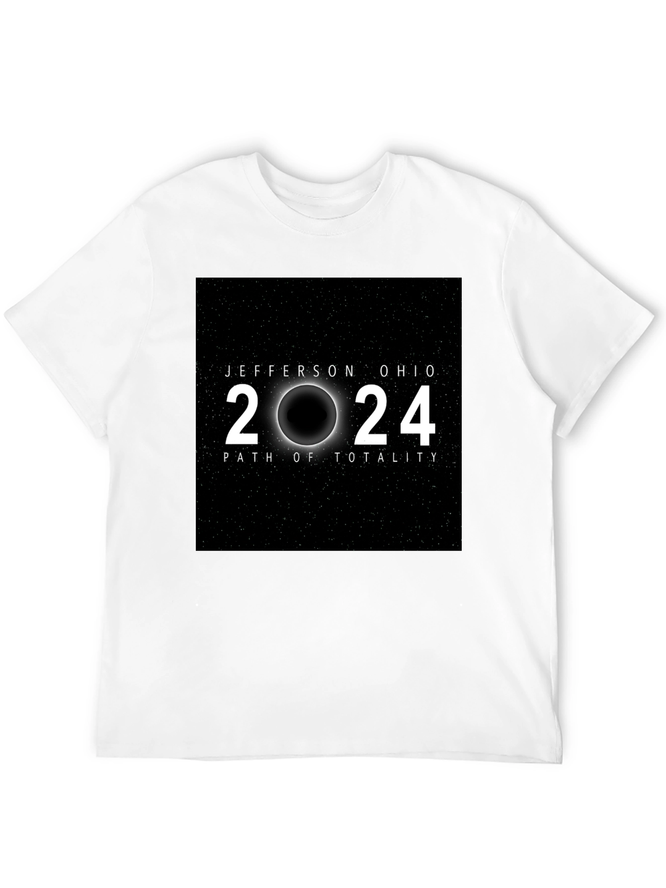 Jefferson Ohio 2024 Total Solar Eclipse T-Shirt