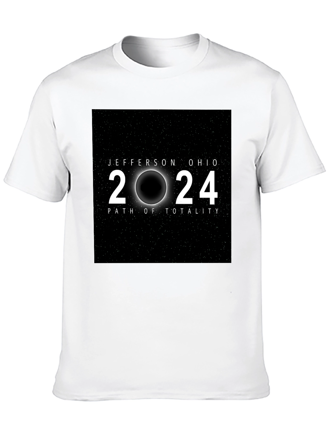 Jefferson Ohio 2024 Total Solar Eclipse T-Shirt