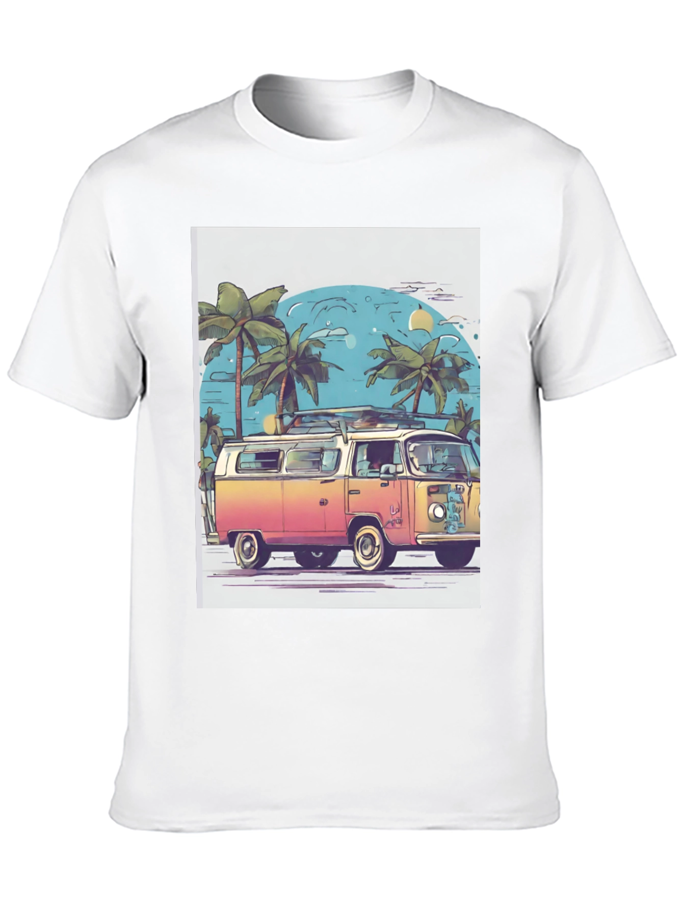 Retro Beach Van Graphic Tee
