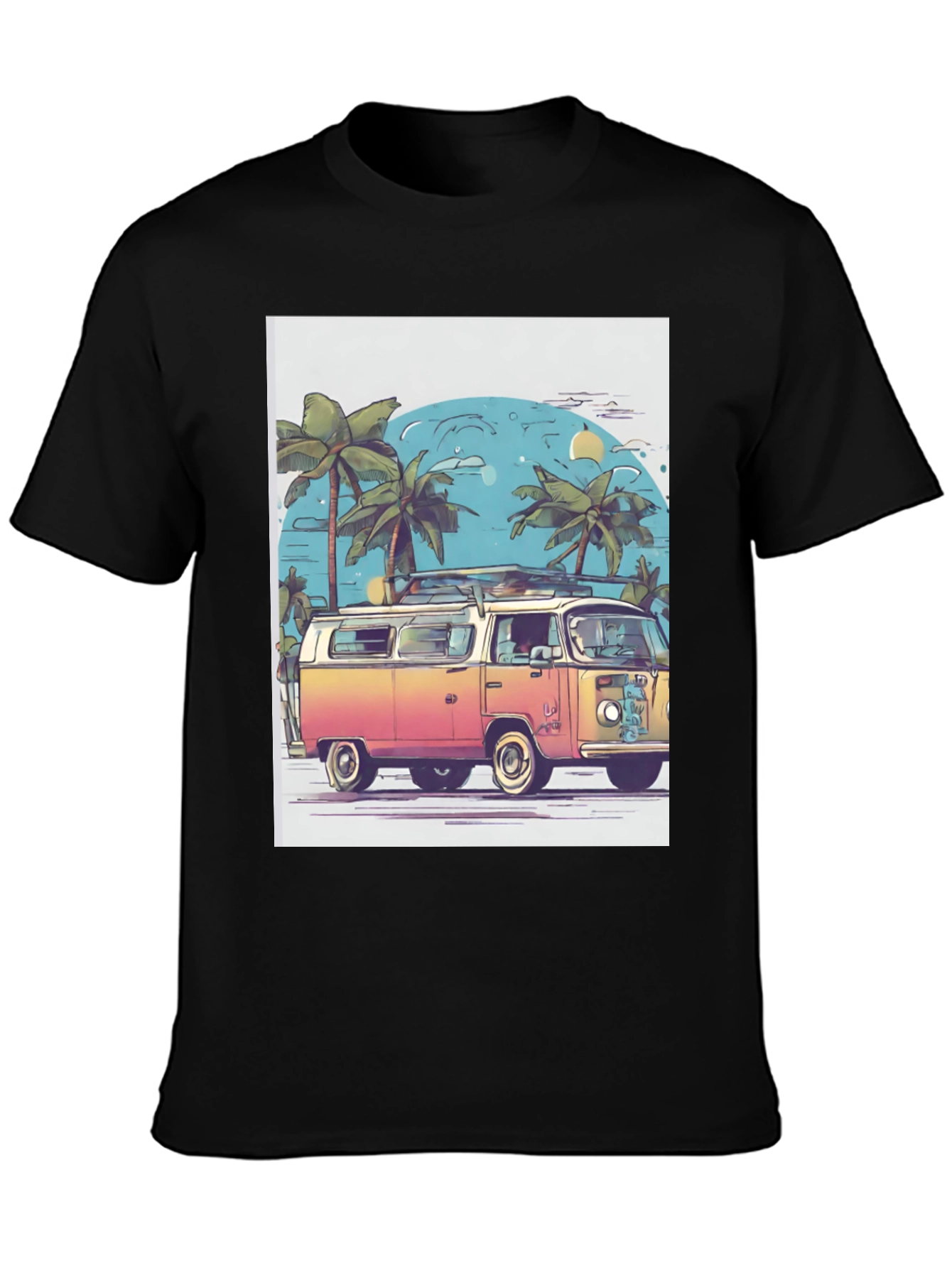 Retro Beach Van Graphic Tee