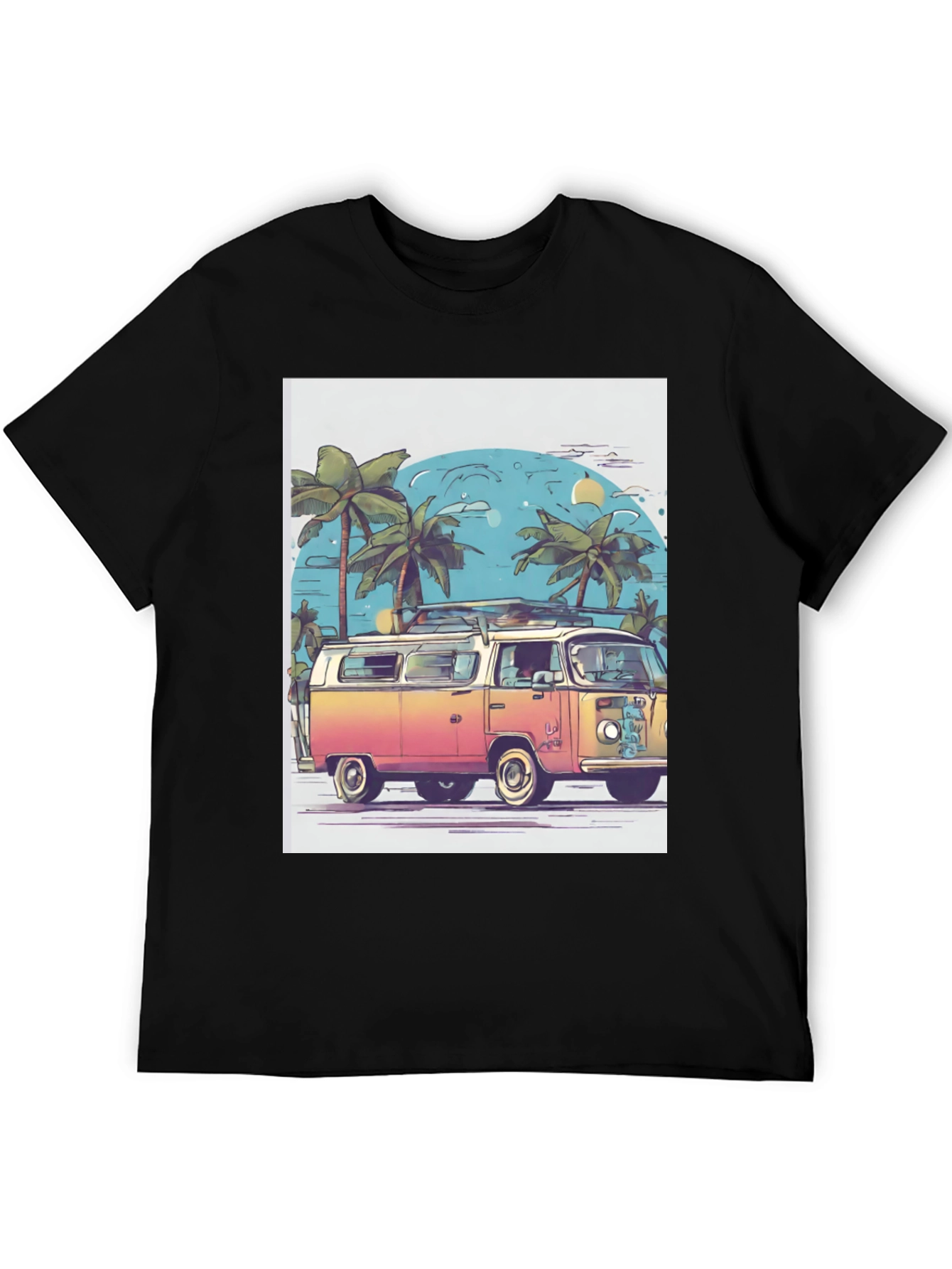 Retro Beach Van Graphic Tee