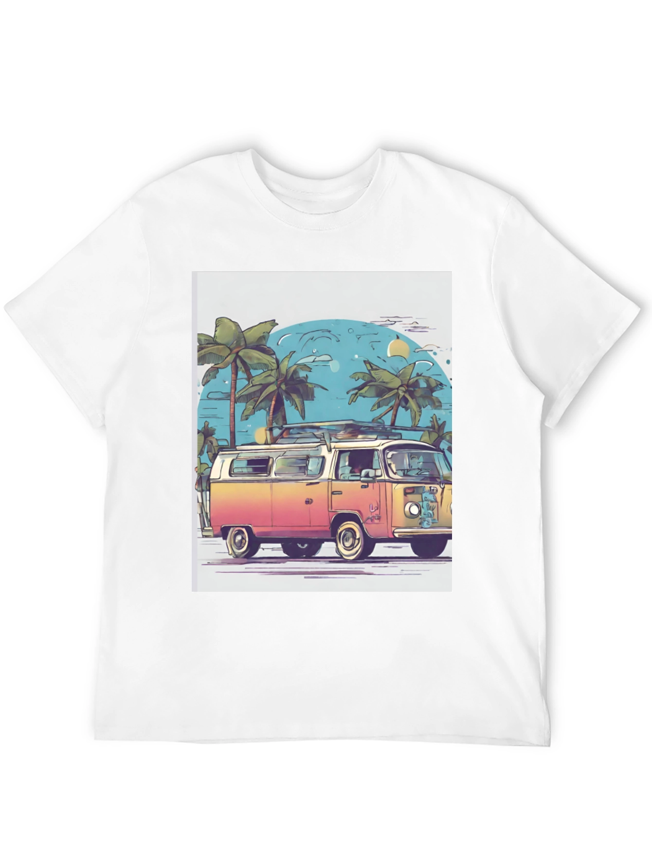 Retro Beach Van Graphic Tee