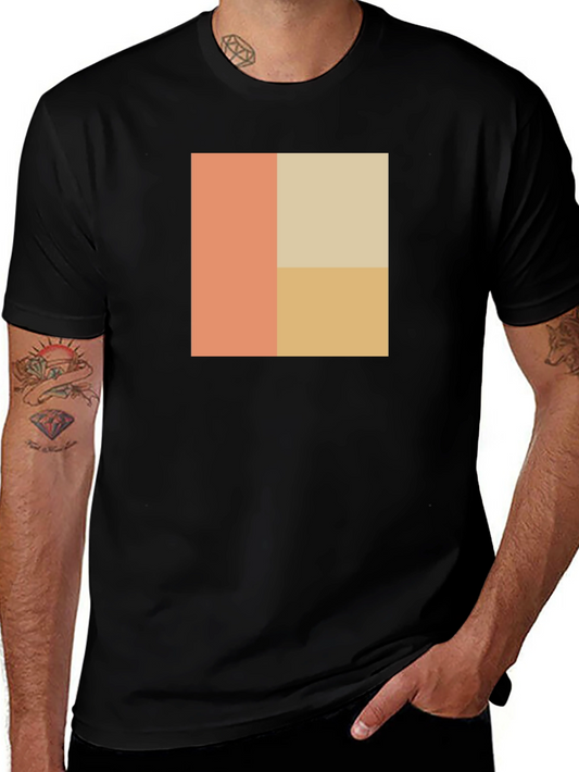 Modern Block Color T-Shirt - Casual Comfort