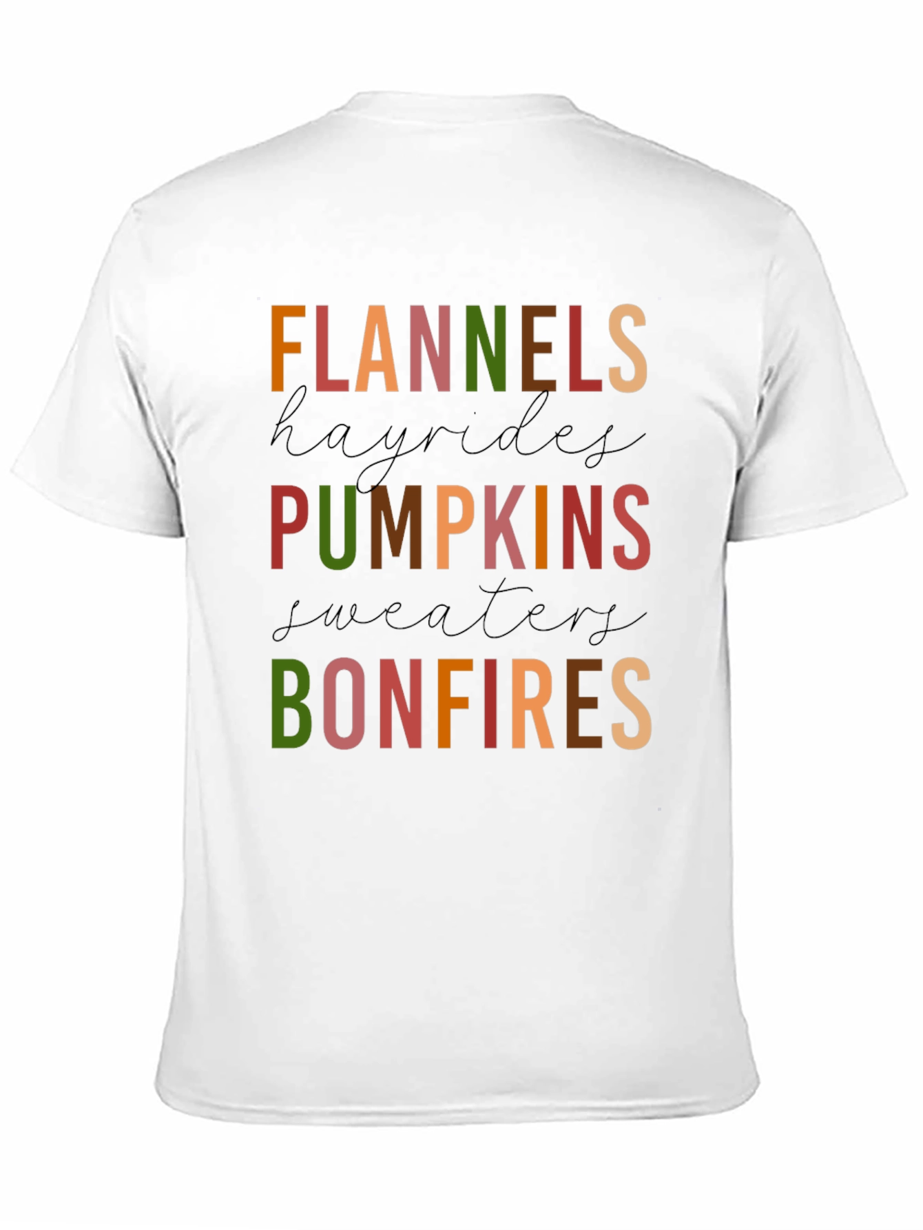 Fall Favorites Graphic Tee - Bonfires & Pumpkins