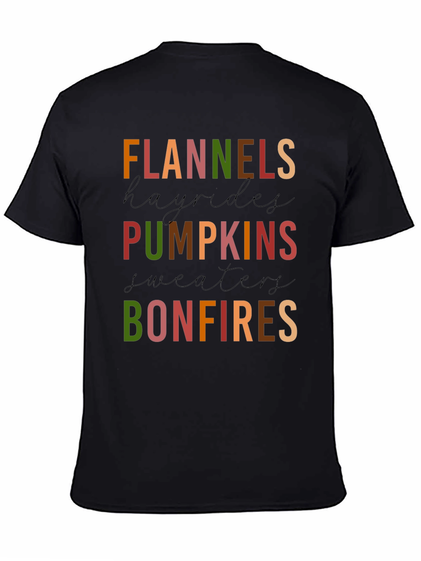 Fall Favorites Graphic Tee - Bonfires & Pumpkins