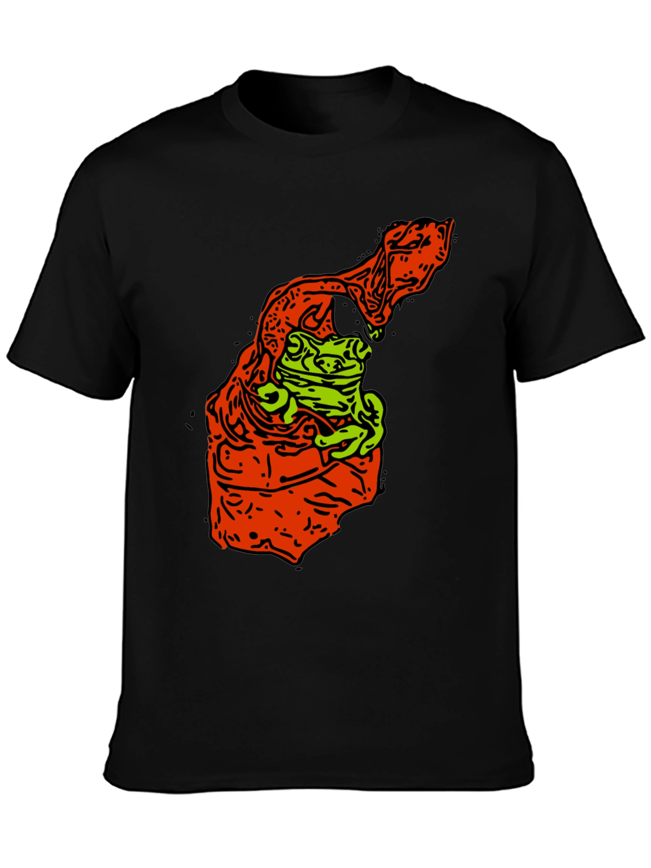 Frog Graphic Print Tee