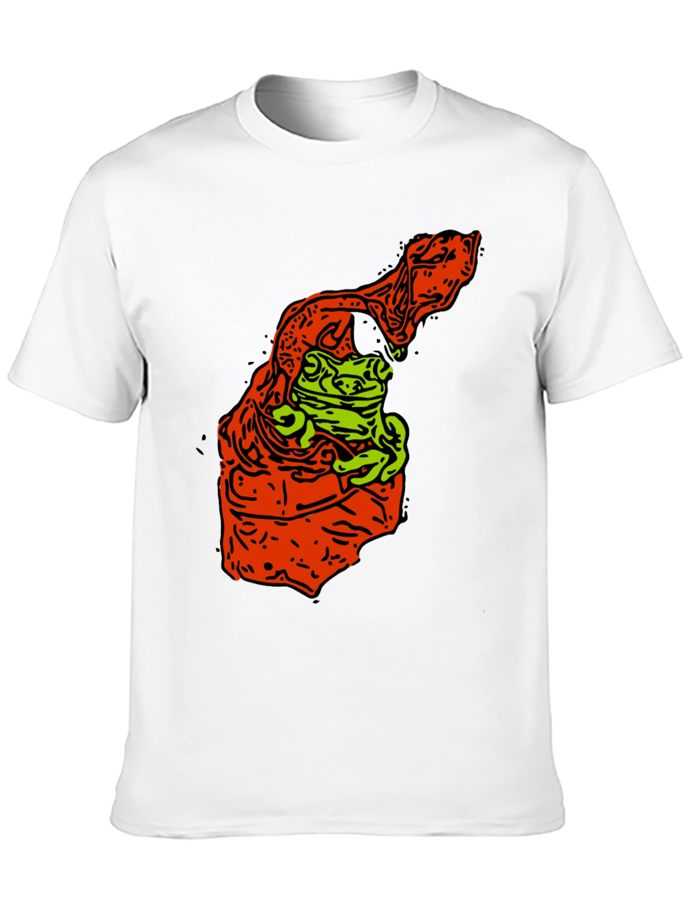 Frog Graphic Print Tee