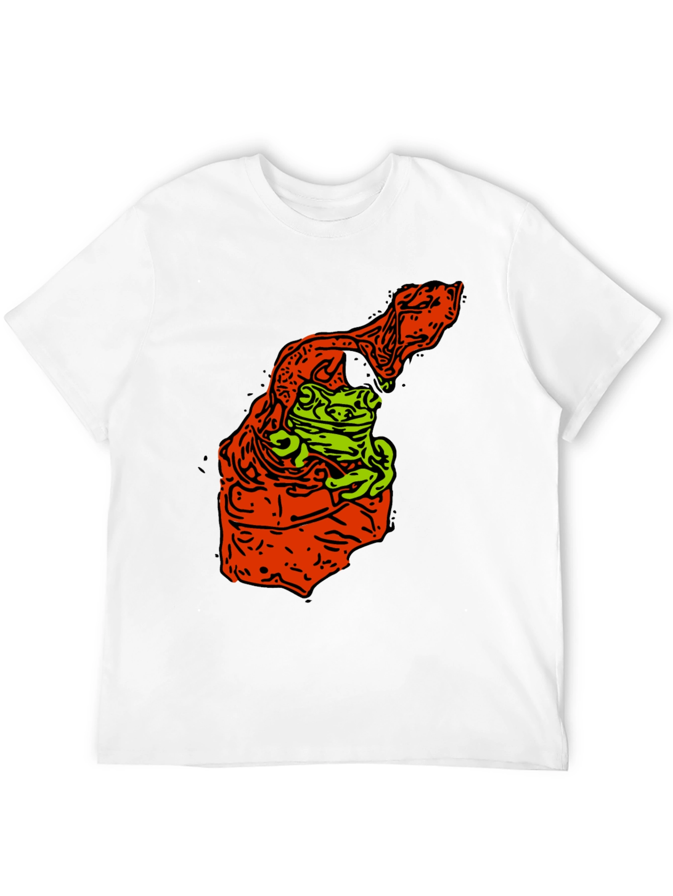 Frog Graphic Print Tee