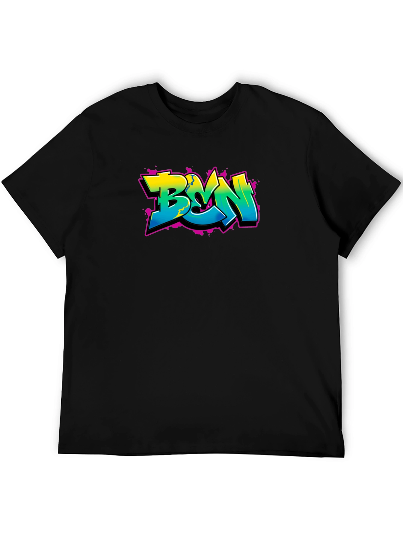 BVN Graffiti Style Black T-Shirt