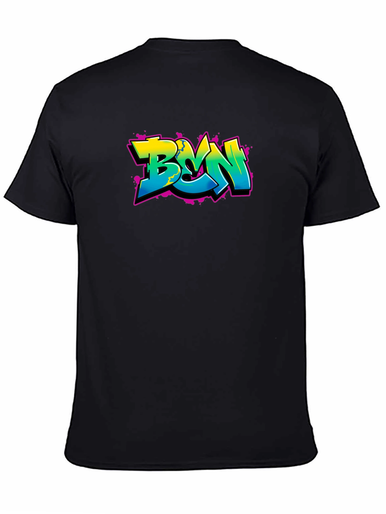 BVN Graffiti Style Black T-Shirt
