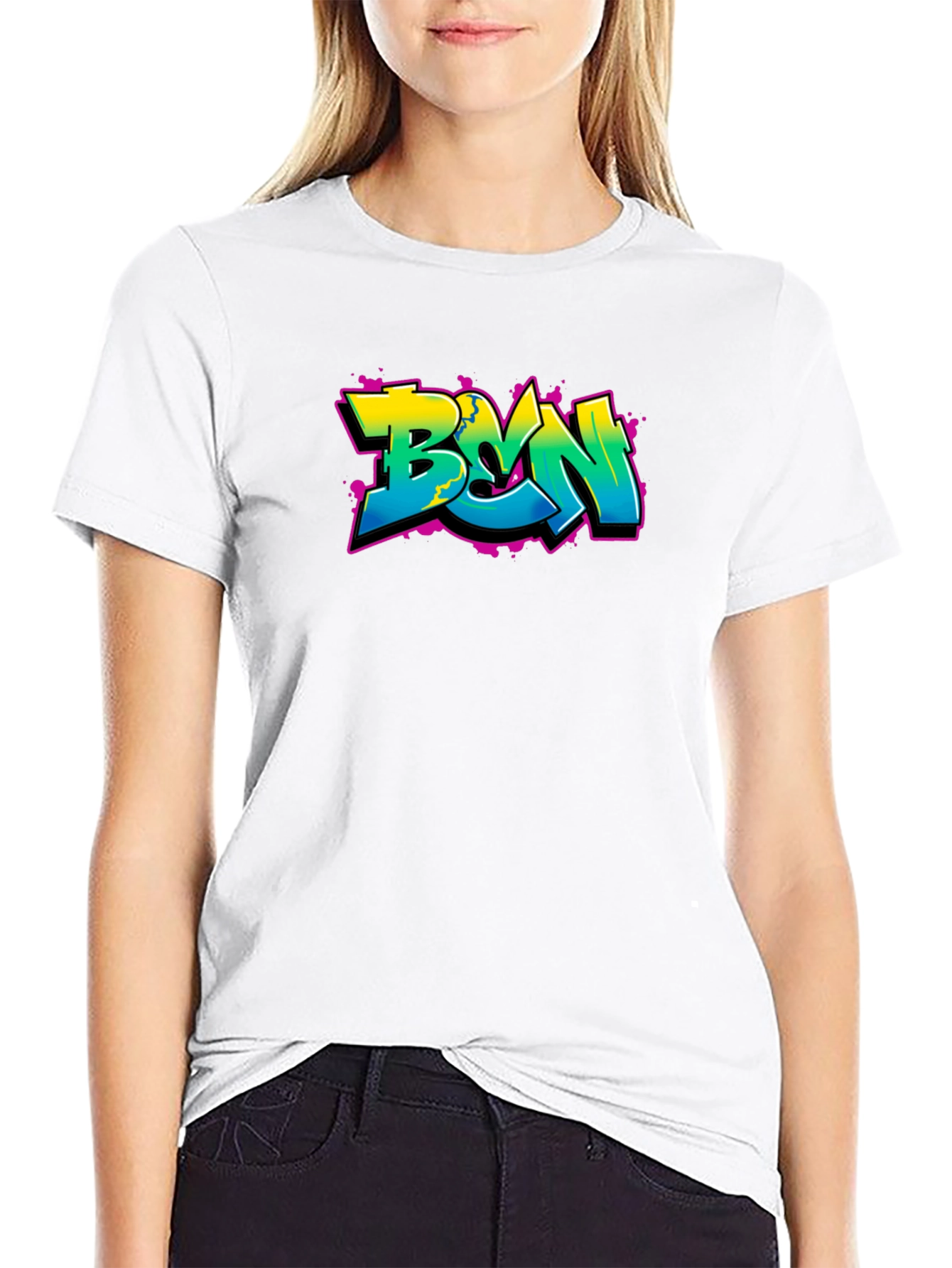 BVN Graffiti Style Black T-Shirt