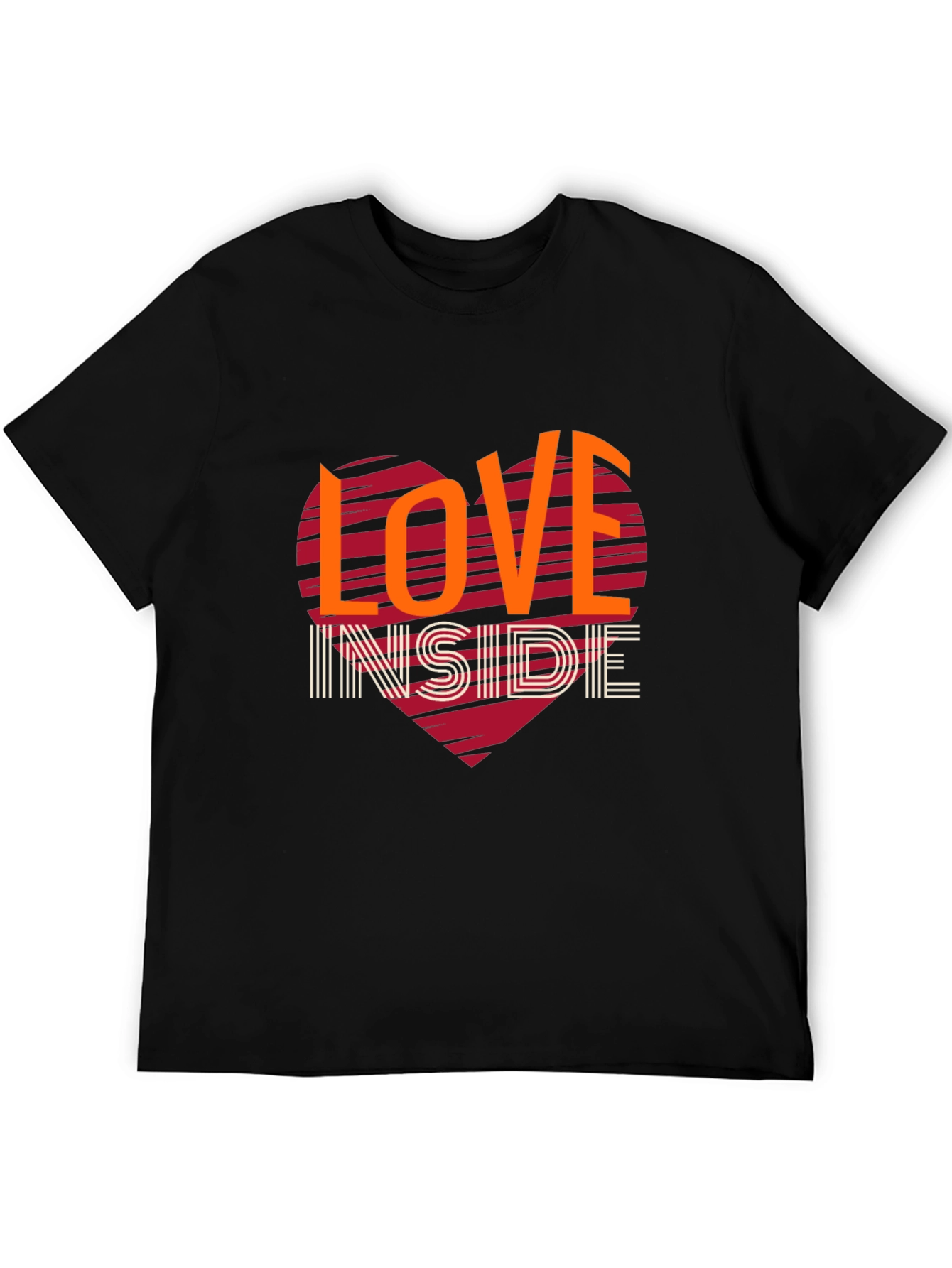 Love Inside Graphic Tee - Trendy Heart Design