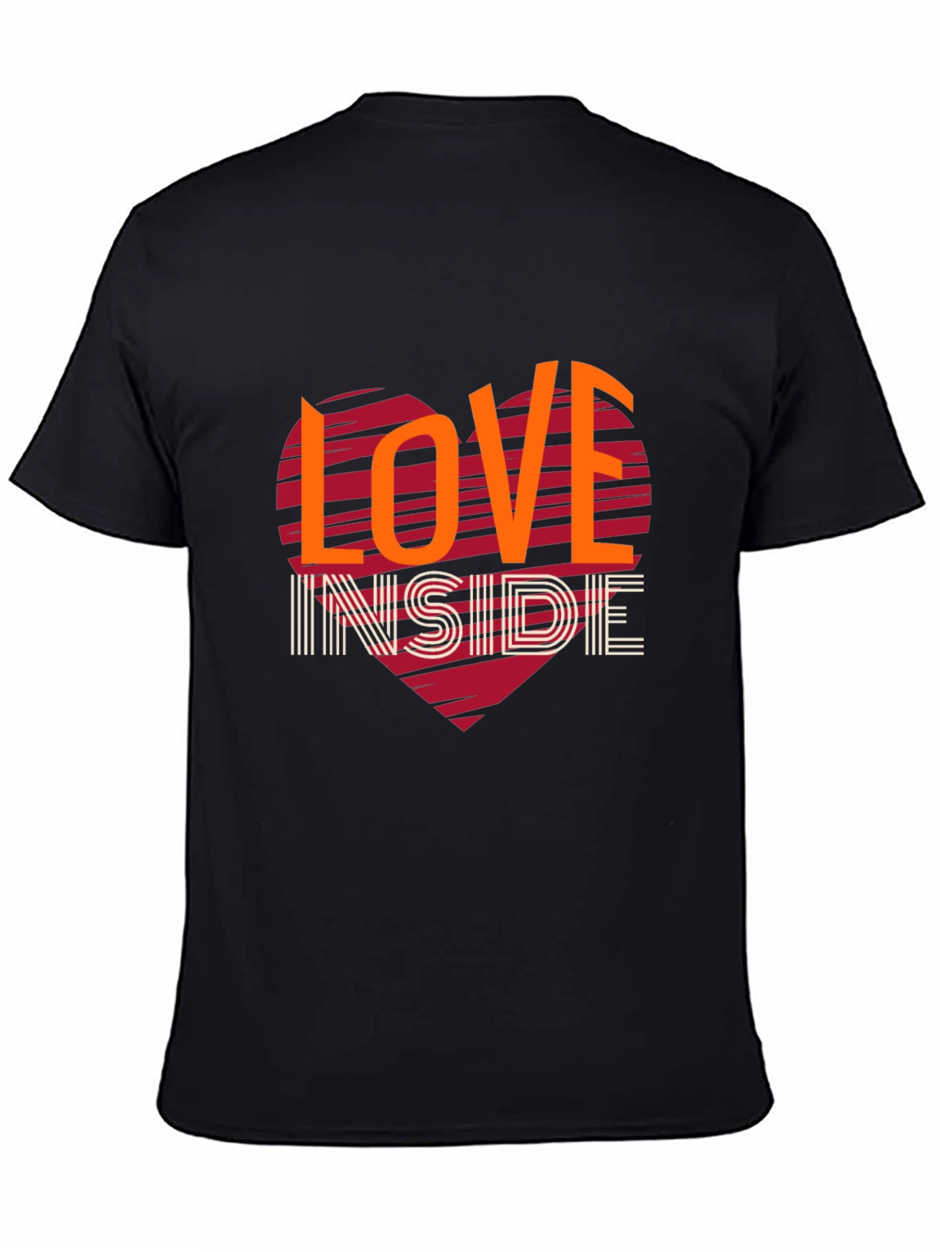Love Inside Graphic Tee - Trendy Heart Design
