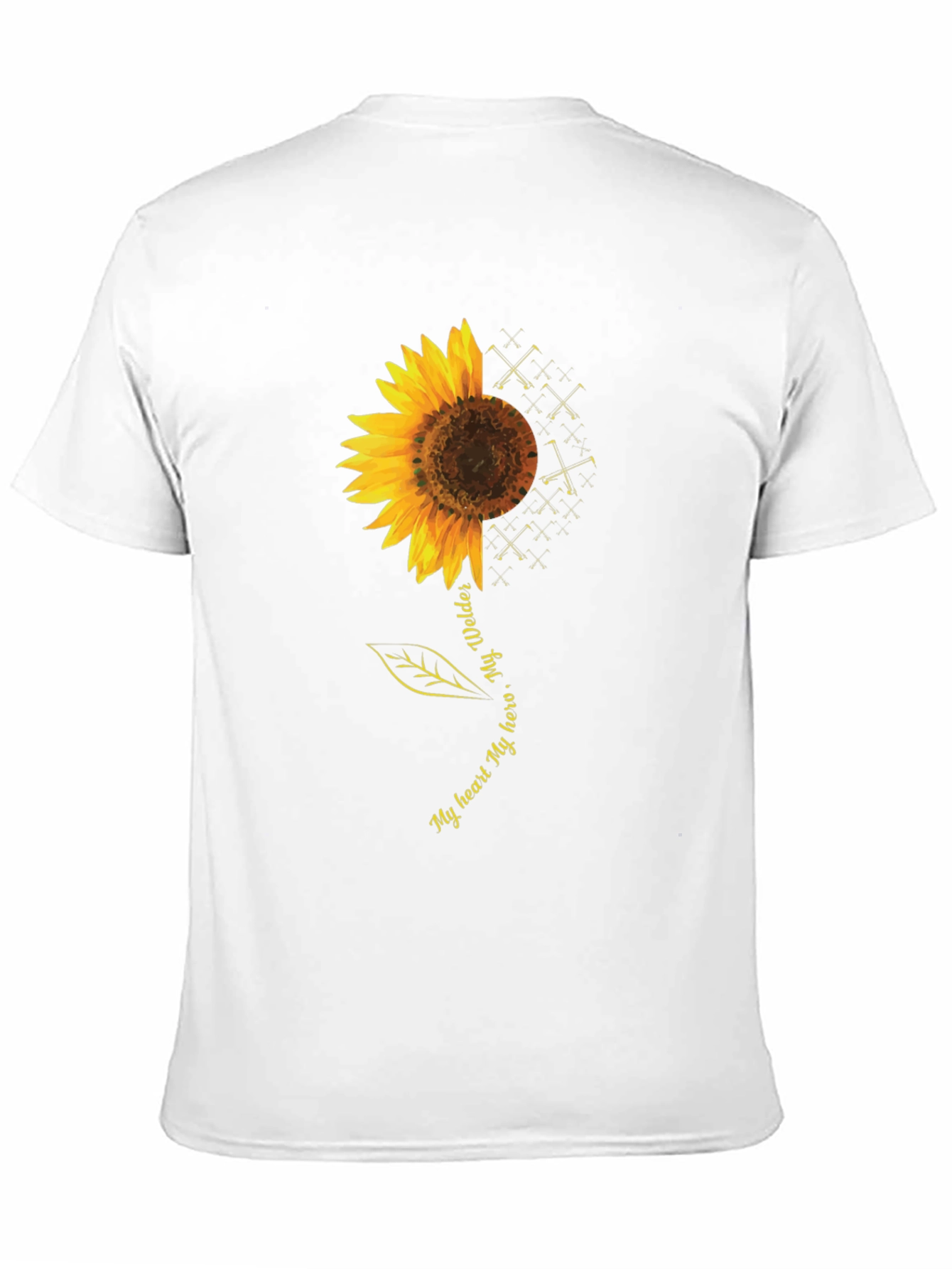 Welder Hero Sunflower Graphic Tee