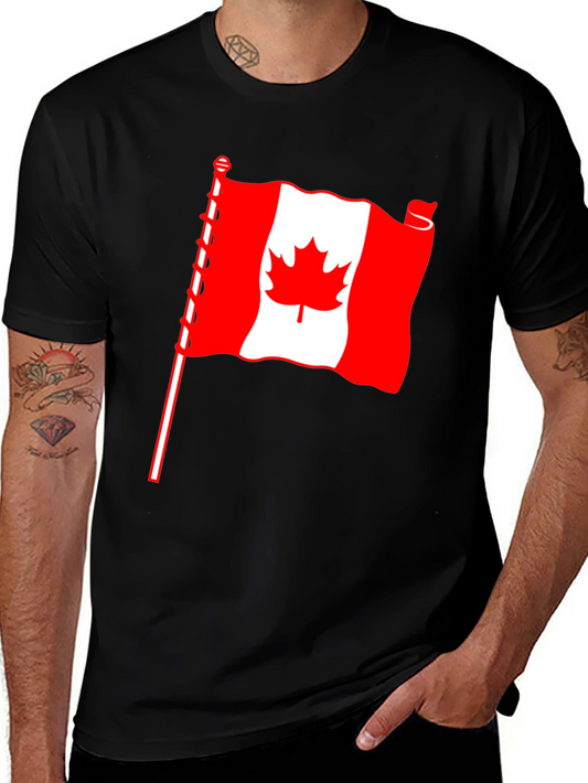 Canadian Flag T-Shirt - Stylish Patriotism
