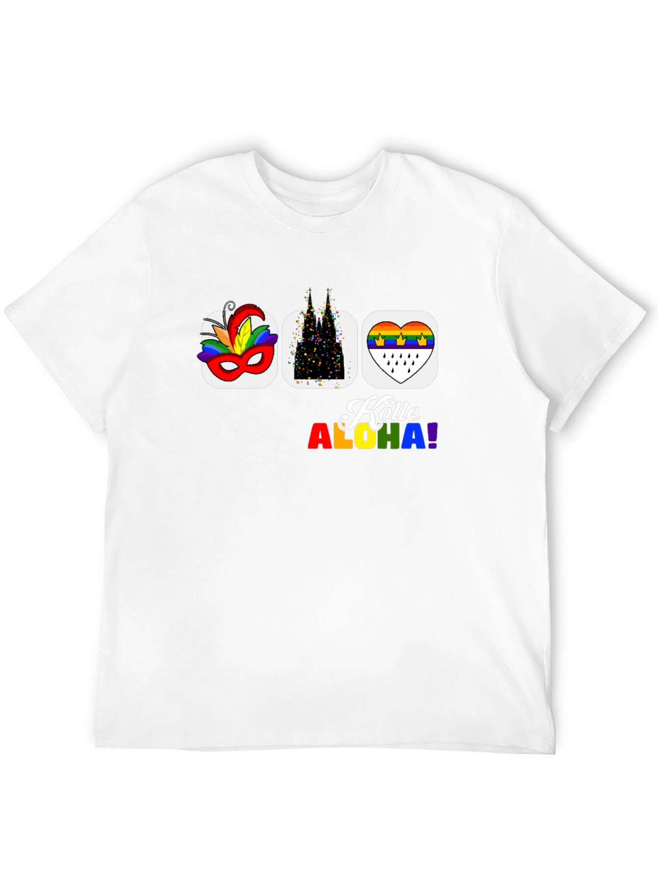 Köln Carnival Pride T-Shirt - Black Graphic Tee
