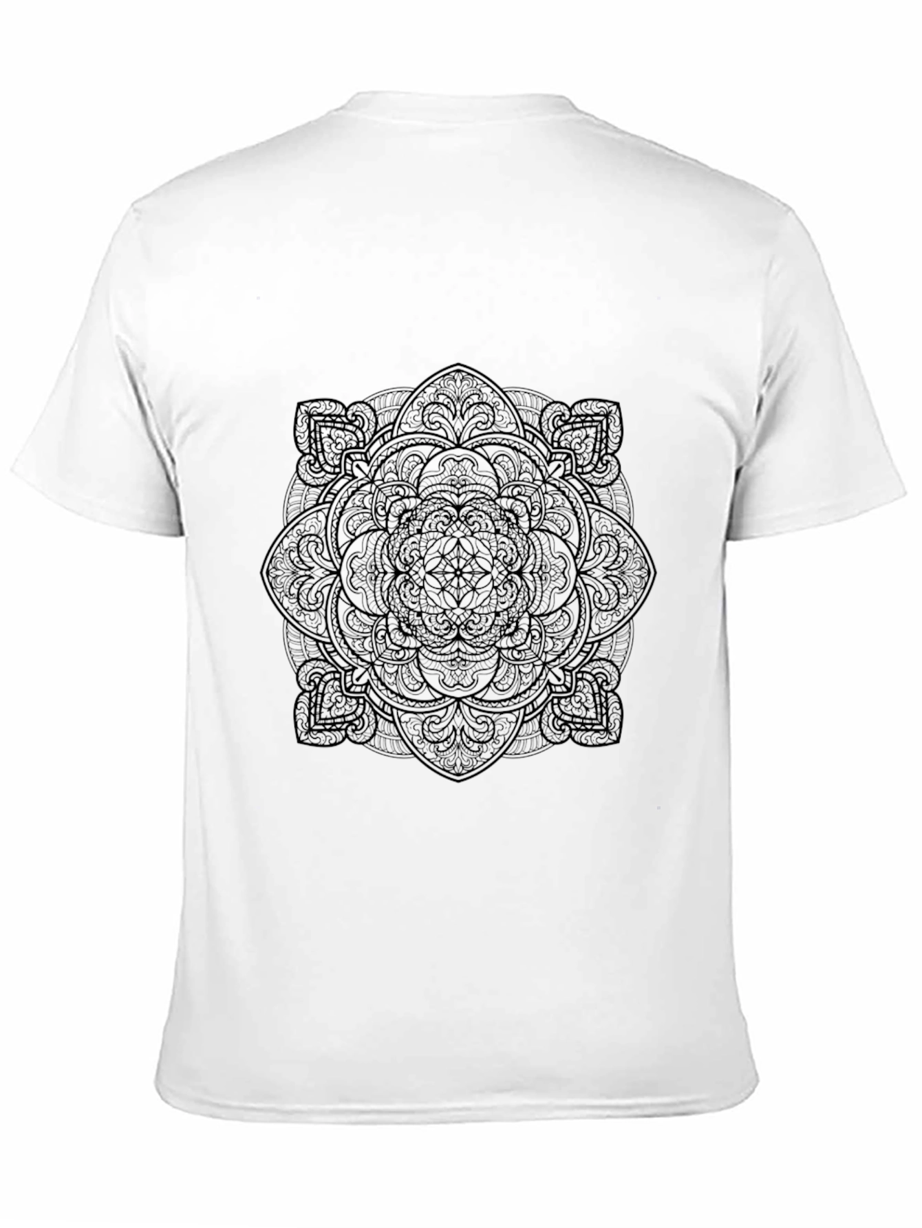 Black Mandala Graphic Tee - Stylish & Unique