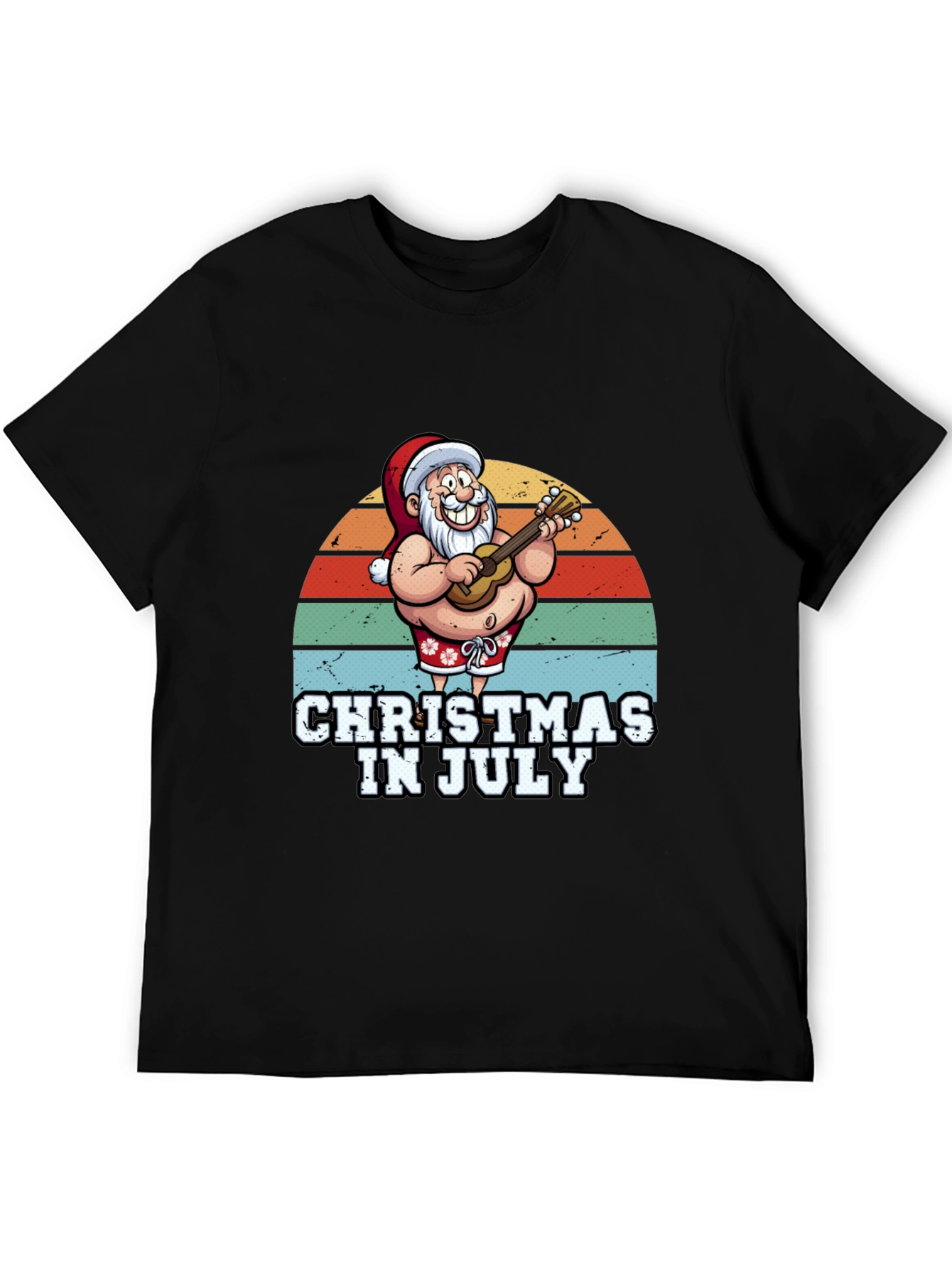 Christmas In July Santa T-Shirt