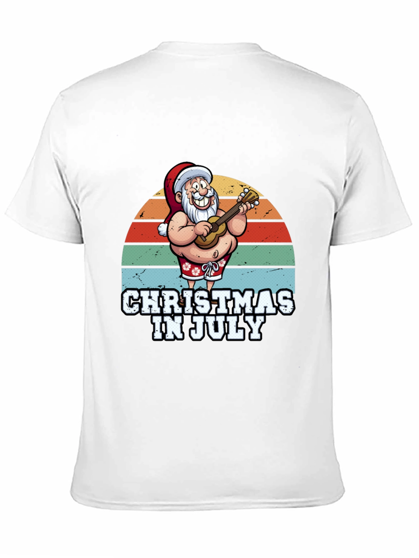 Christmas In July Santa T-Shirt