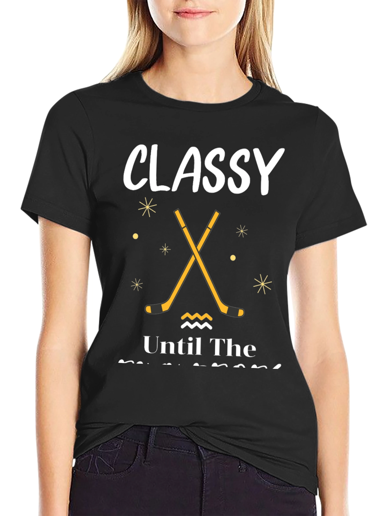 Classy Hockey T-Shirt - Game Day Apparel
