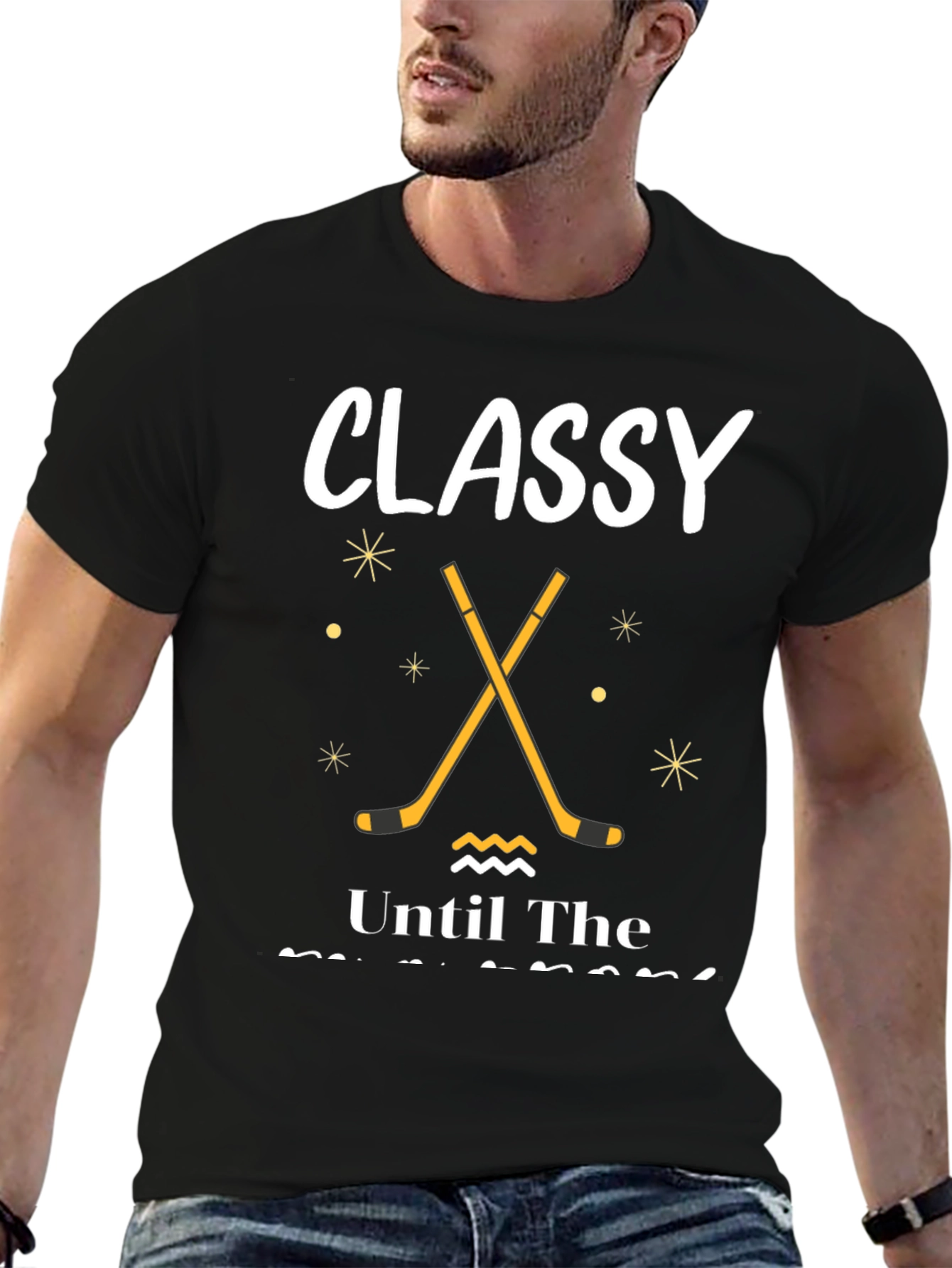 Classy Hockey T-Shirt - Game Day Apparel