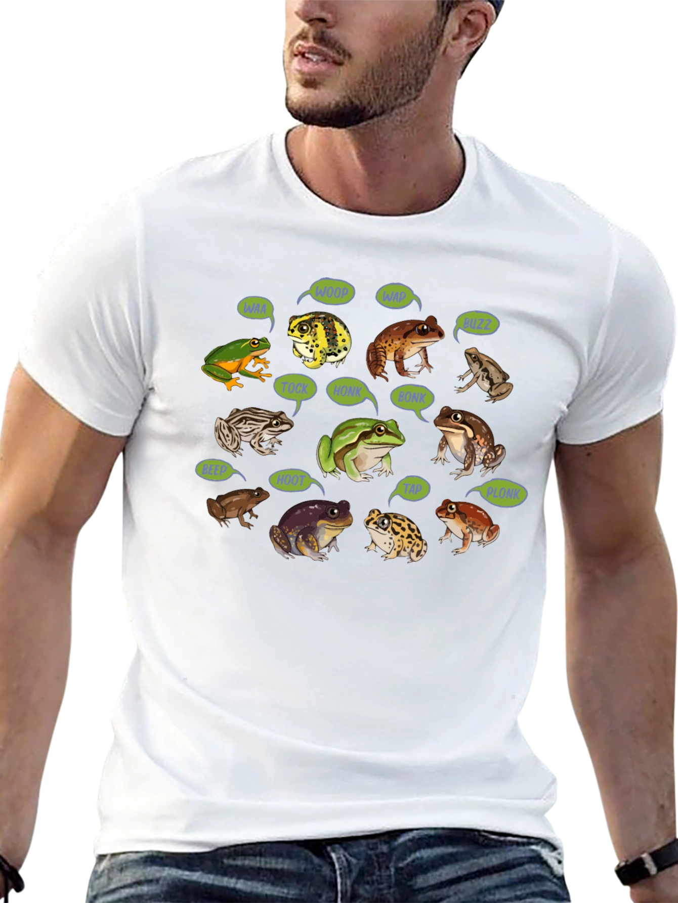 Frog Sounds Graphic T-Shirt