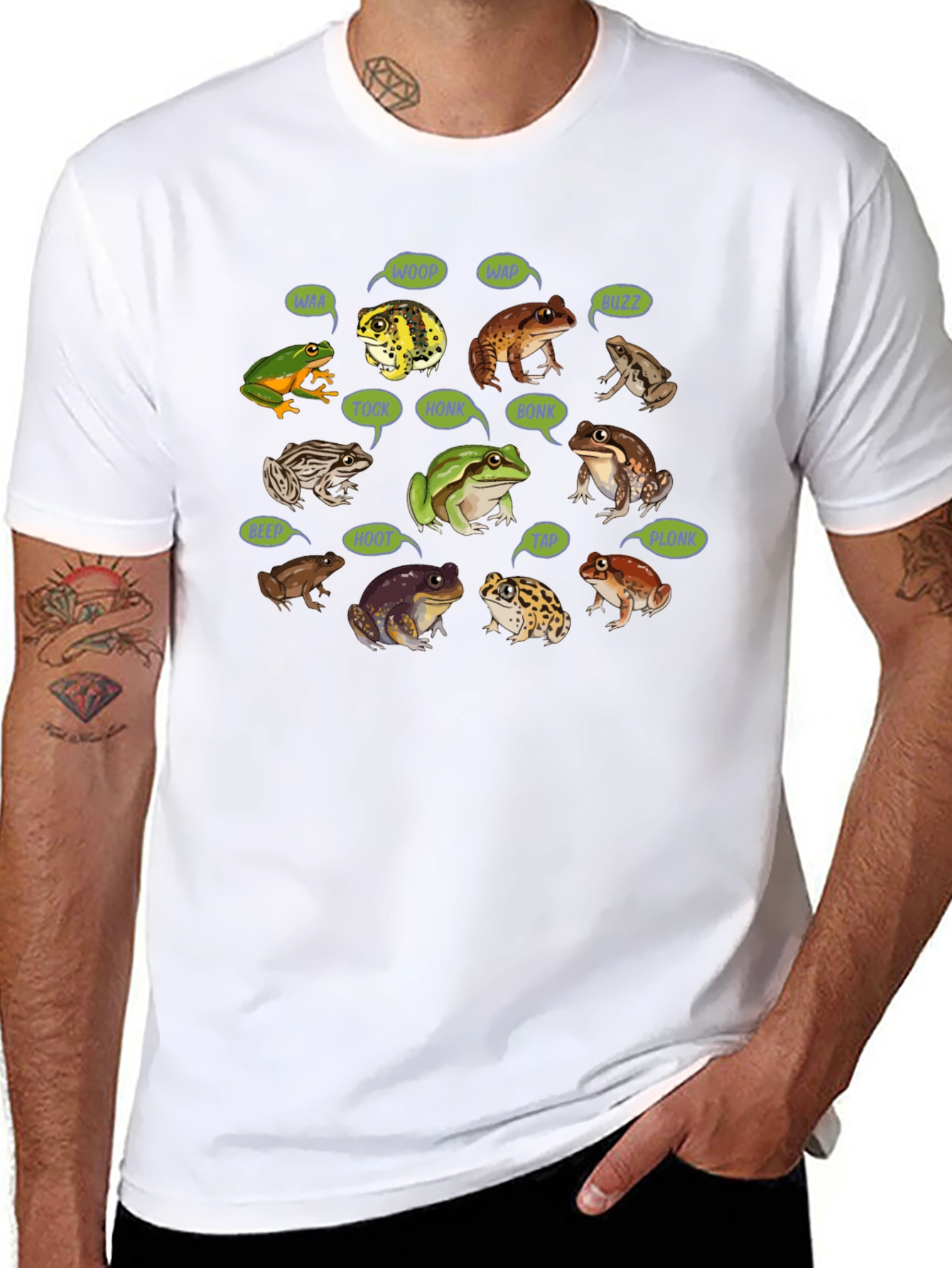 Frog Sounds Graphic T-Shirt