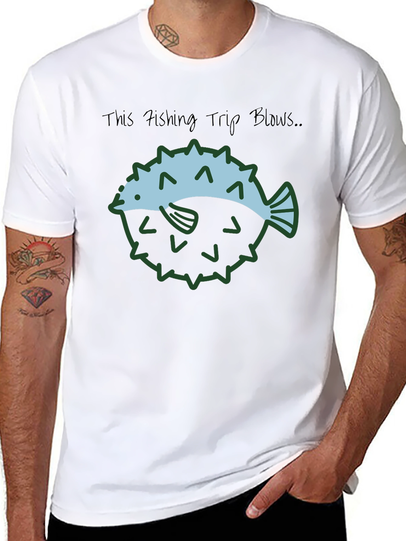 Funny Fishing Trip Blows T-Shirt
