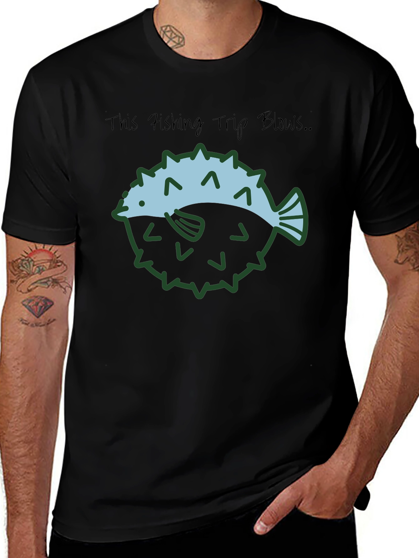 Funny Fishing Trip Blows T-Shirt