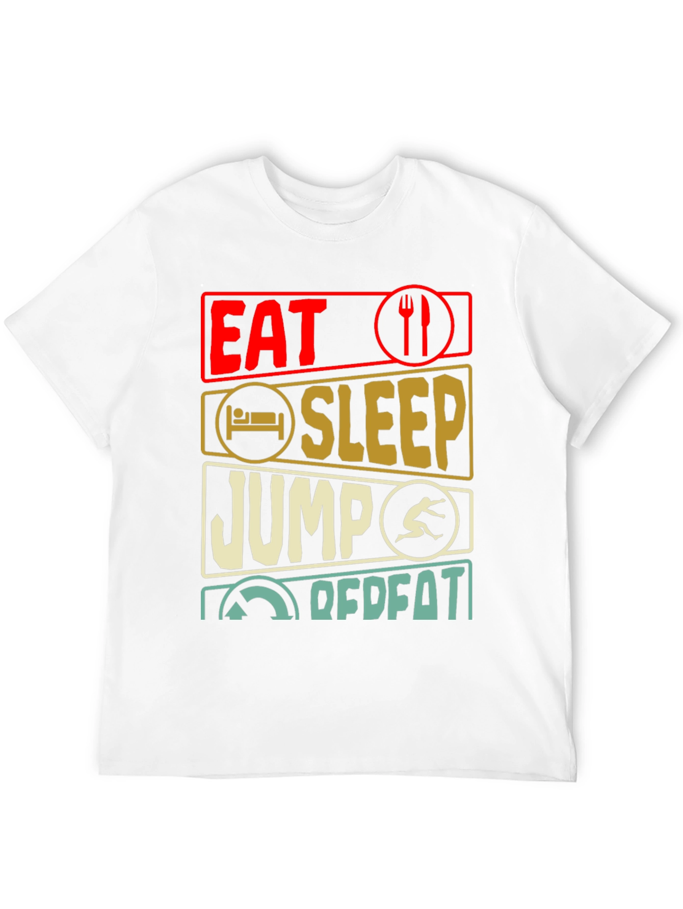 Eat Sleep Jump Repeat T-Shirt