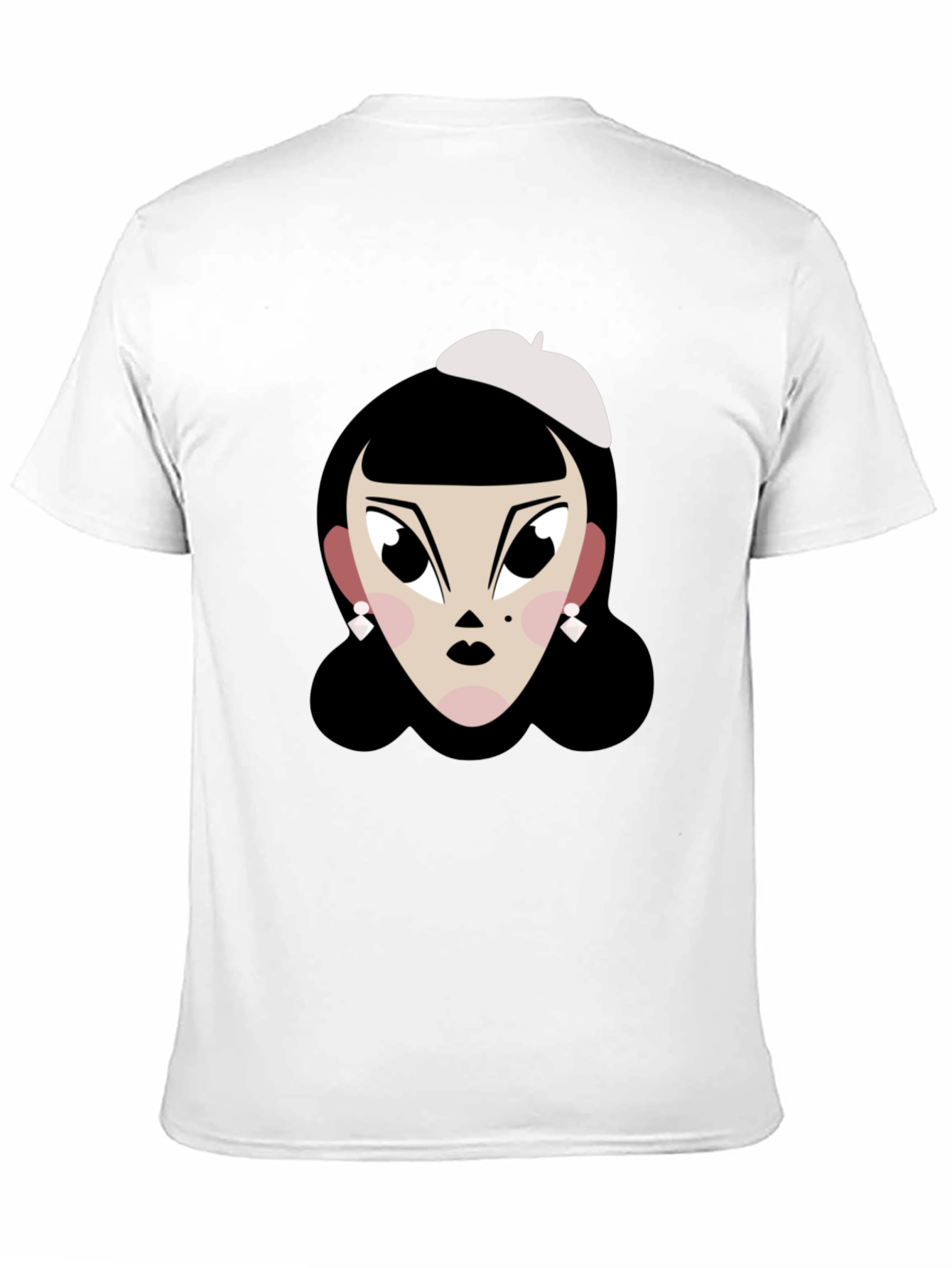 Cartoon Woman T-Shirt: Retro Chic Tee